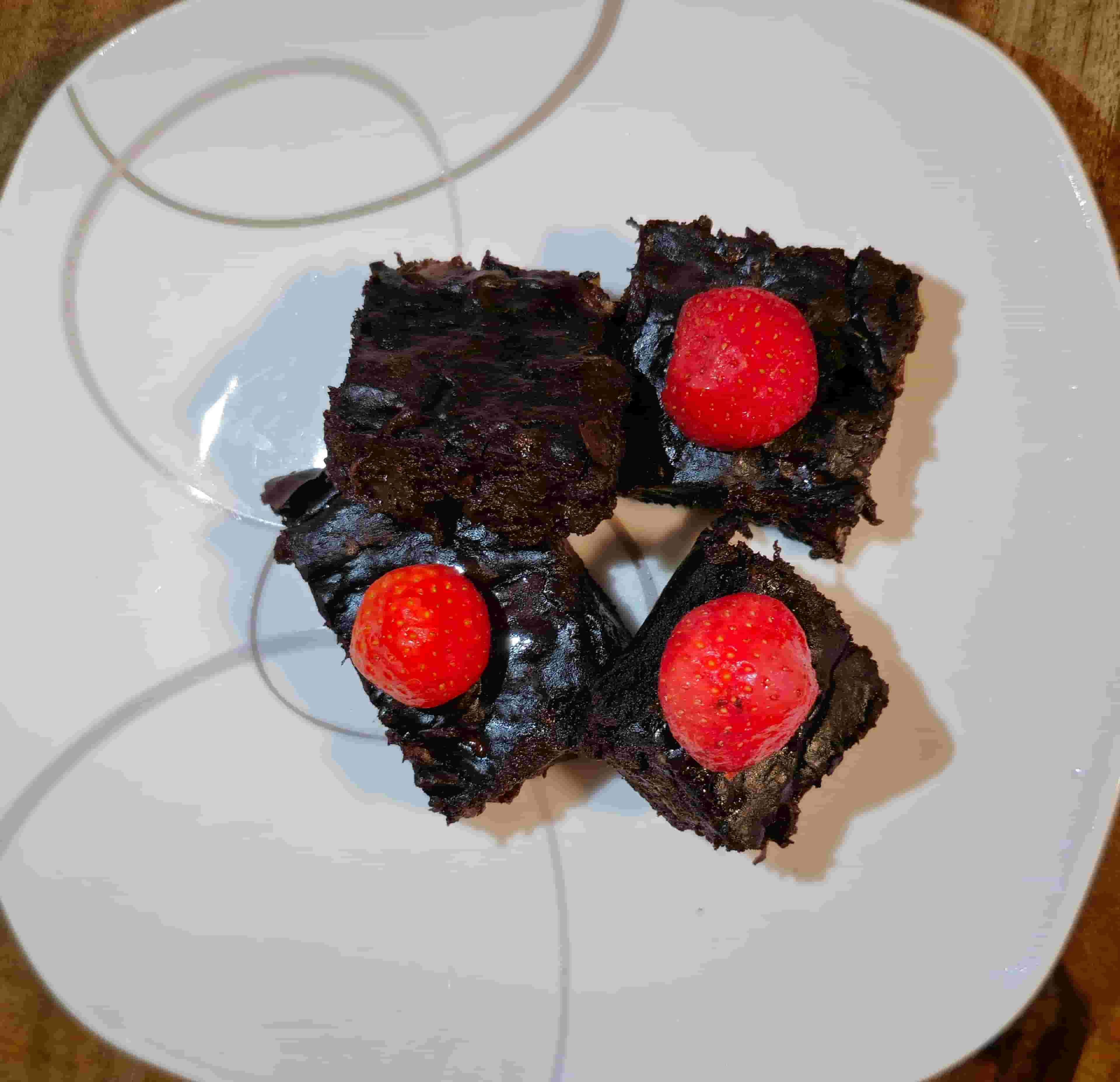 Бананов брауни (без захар & брашно) Recipe Image