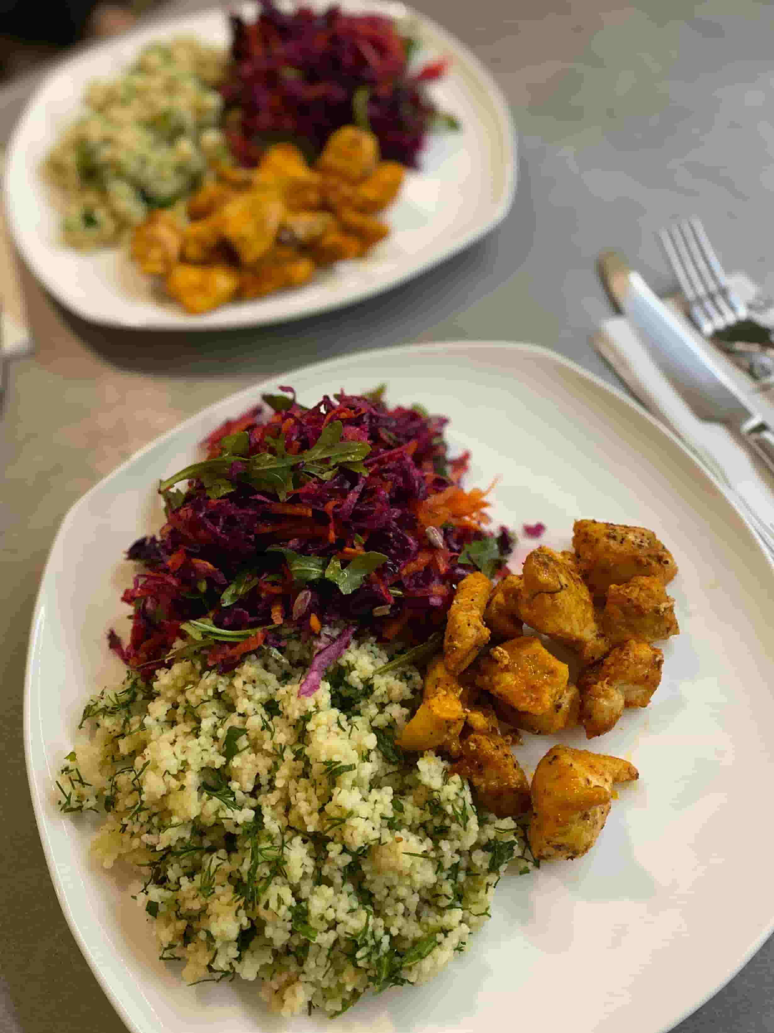 Kurczak z sumakiem i kuskusem ziołowym Recipe Image