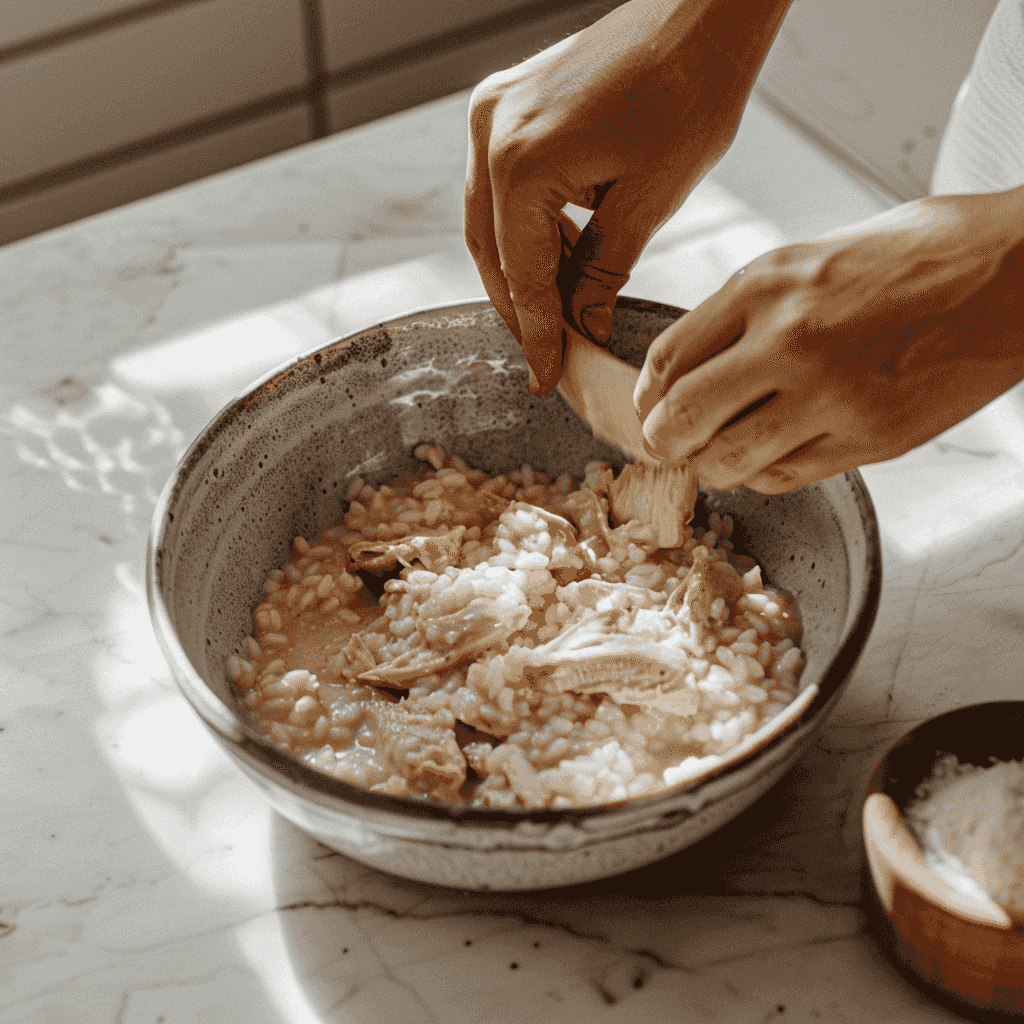 Risotto de Pollo Cremoso y Delicioso – Receta Familiar Tradicional Recipe Image