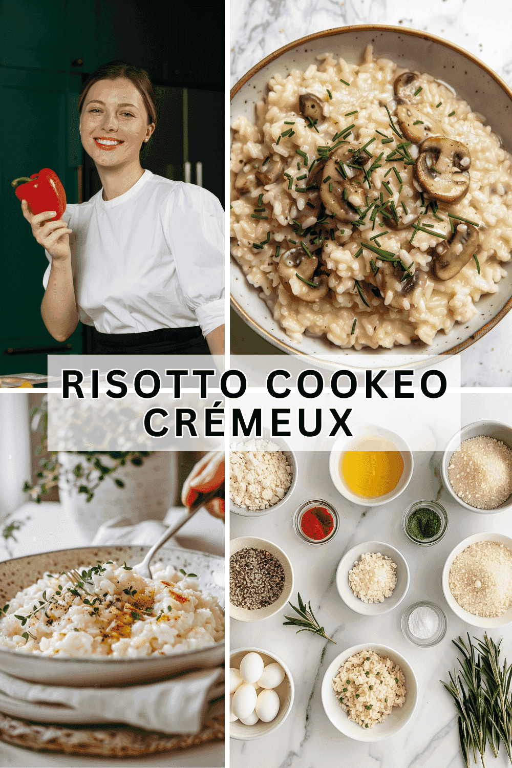 Romige Risotto uit de Cookeo: De Kunst van Italiaanse Eenvoud Recipe Image