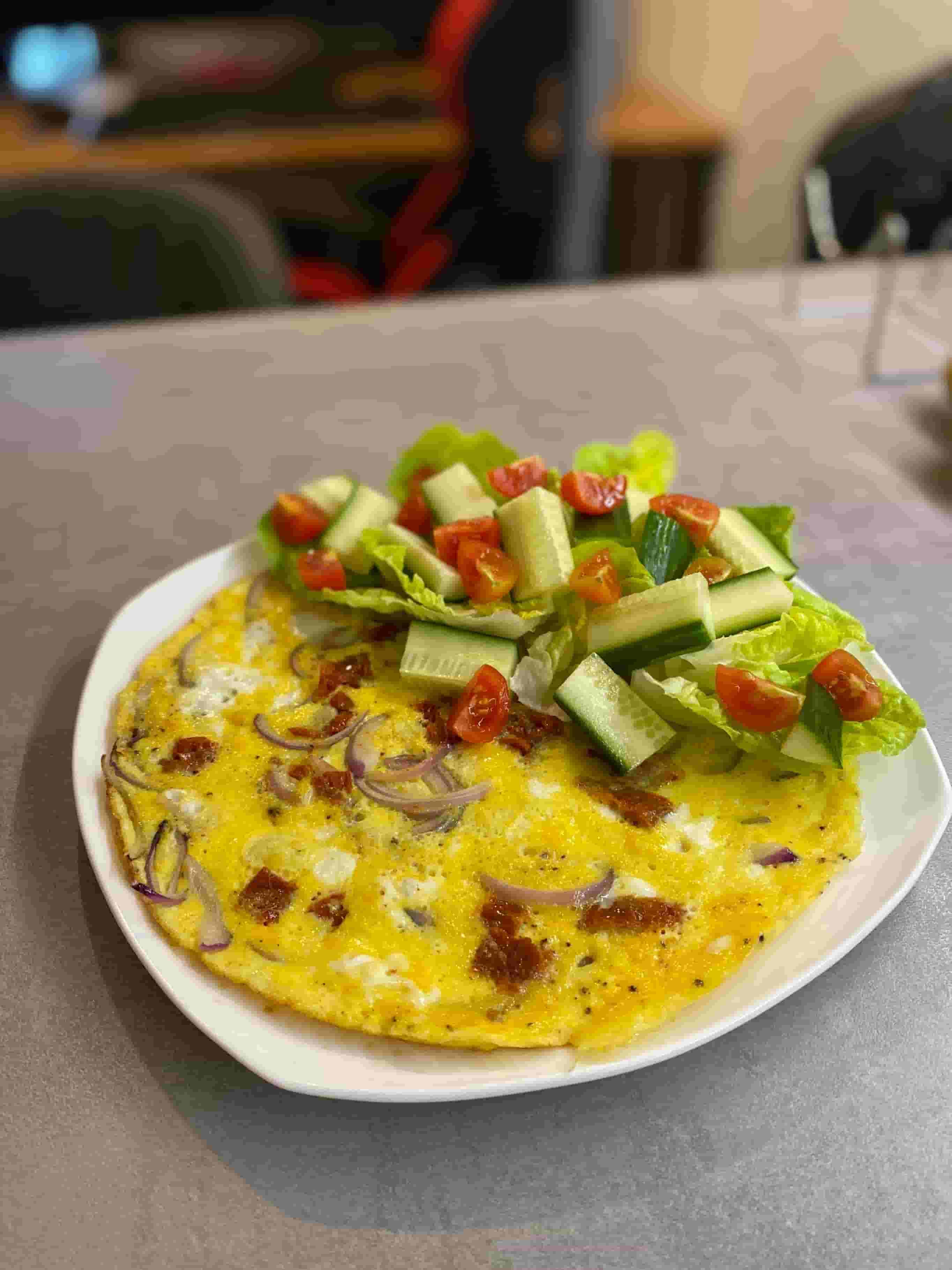 Omelett mit getrockneten Tomaten Recipe Image