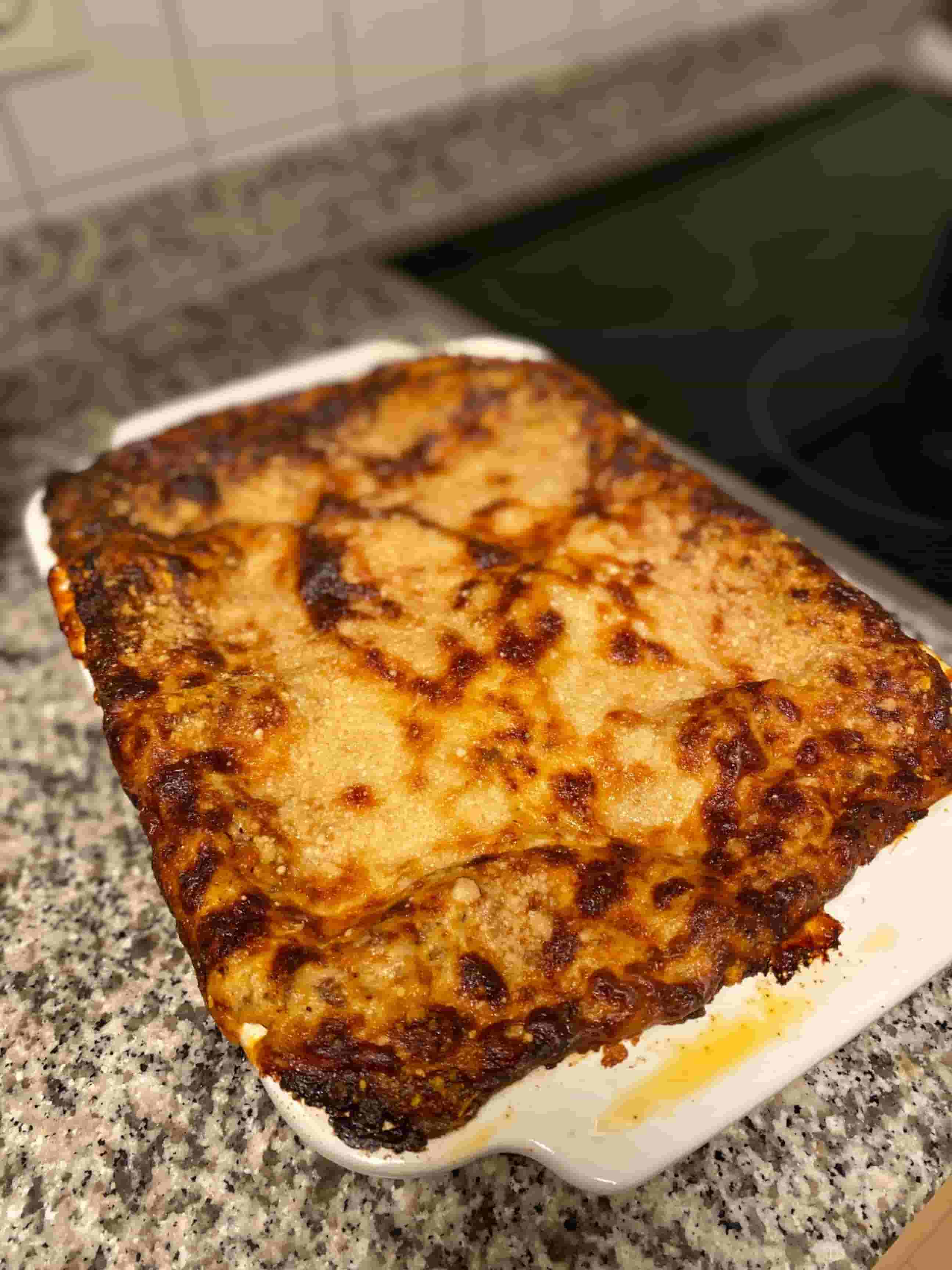 Lasagna with fresh San Marzano Tomatoes Recipe Image