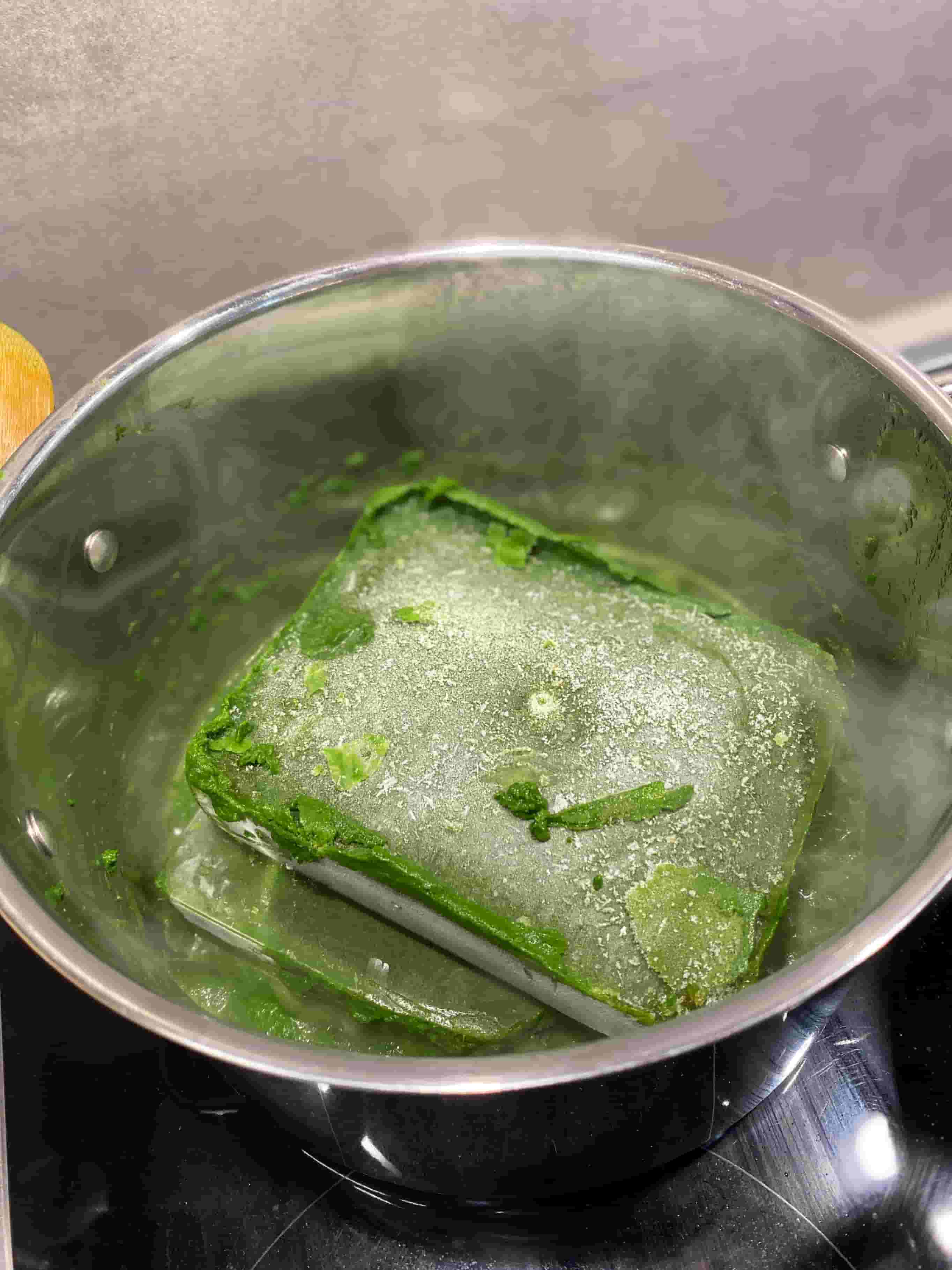 Proteinowe szpecle szpinakowe (bez mleka) Recipe Image