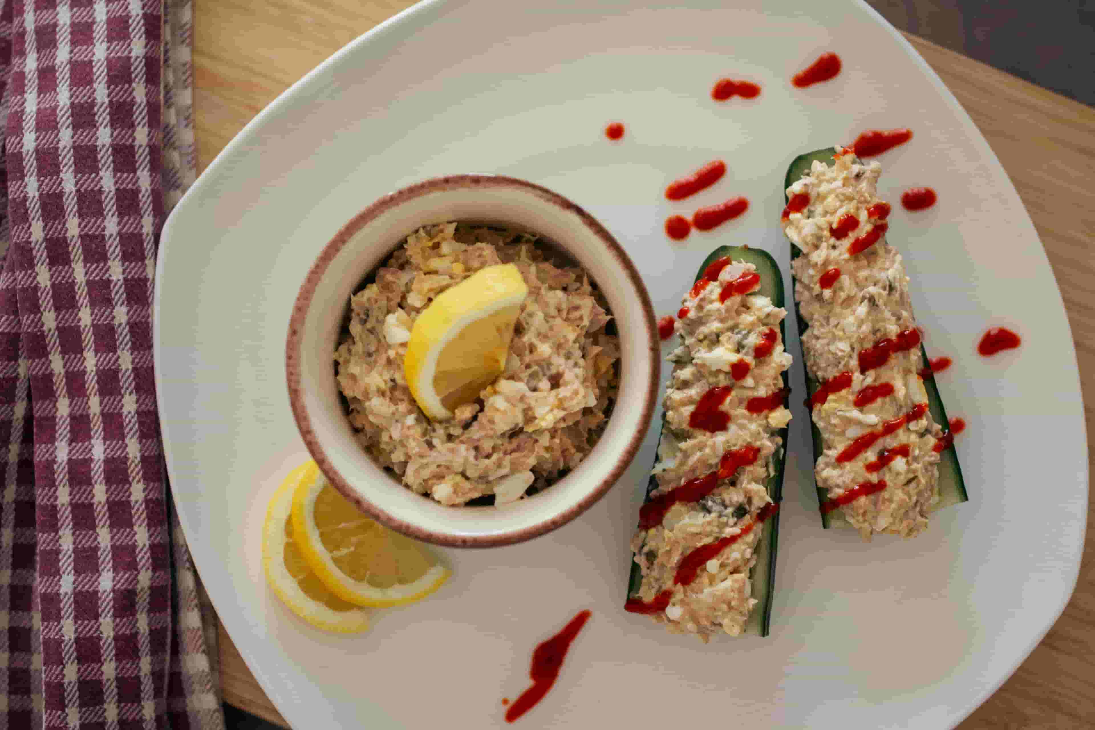 Komkommer Tonijn Bootjes Recipe Image
