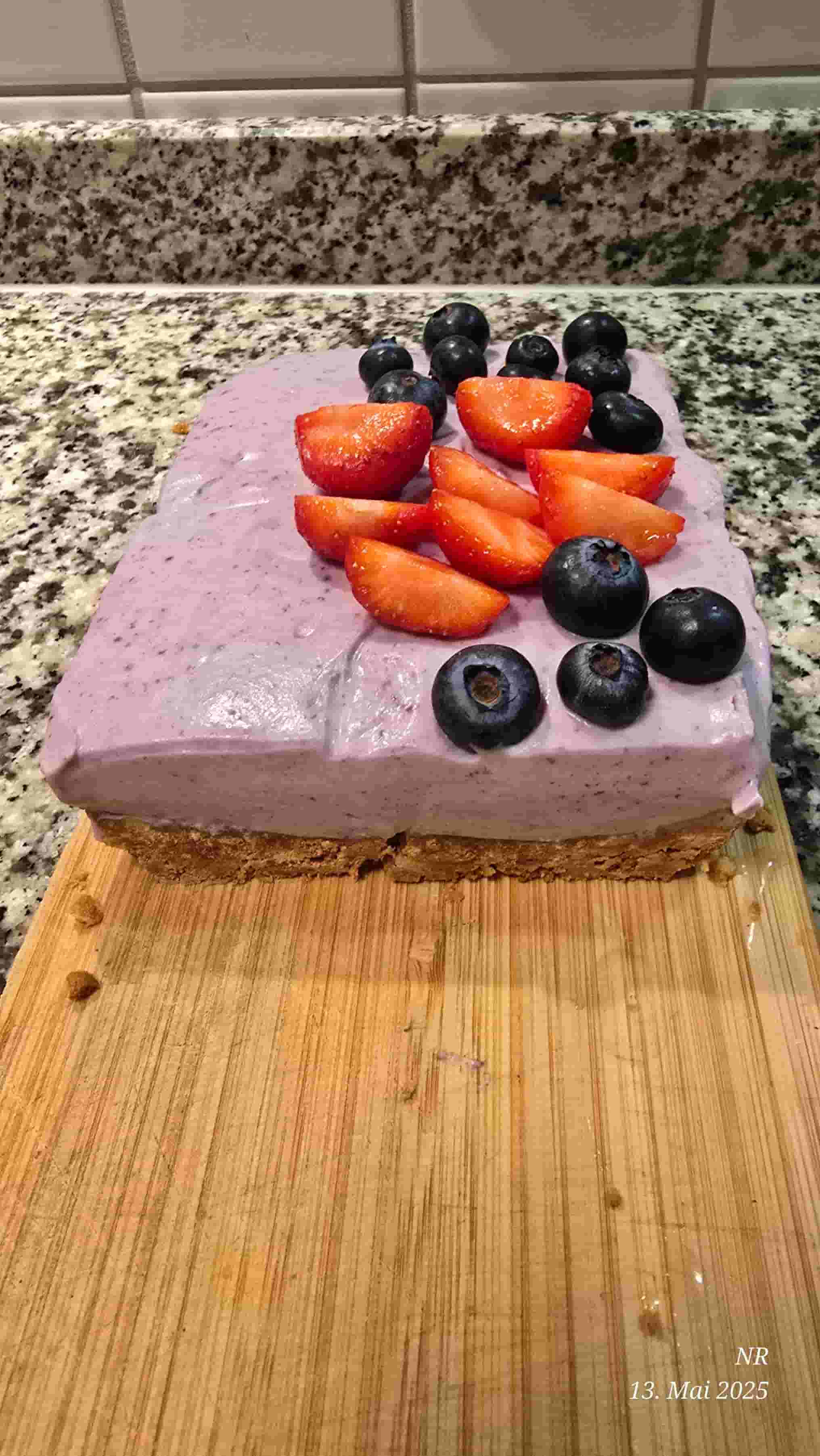 Blueberry Cheesecake (No-Bake) Recipe Image