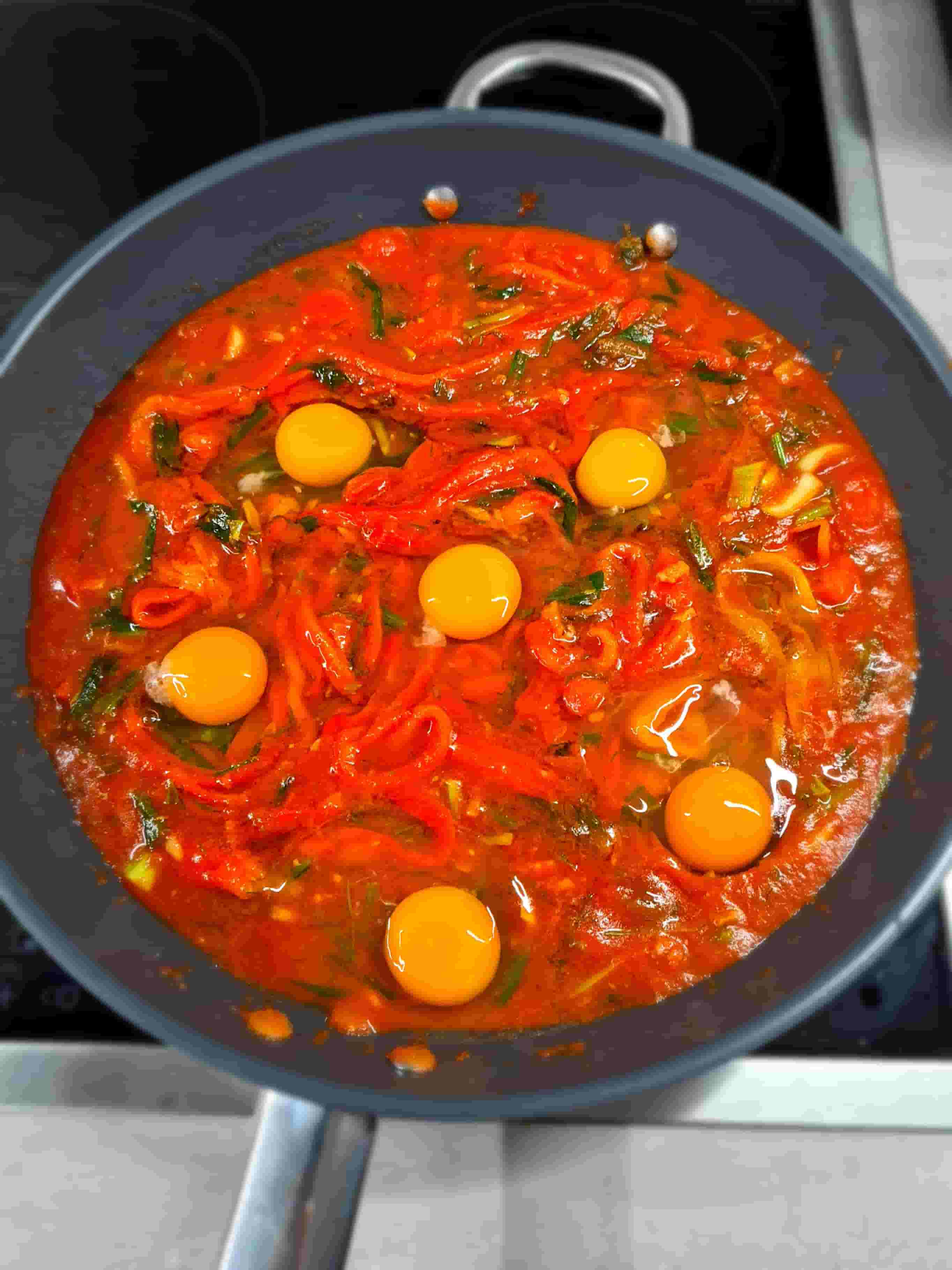 Bärlauch-Shakshuka Recipe Image