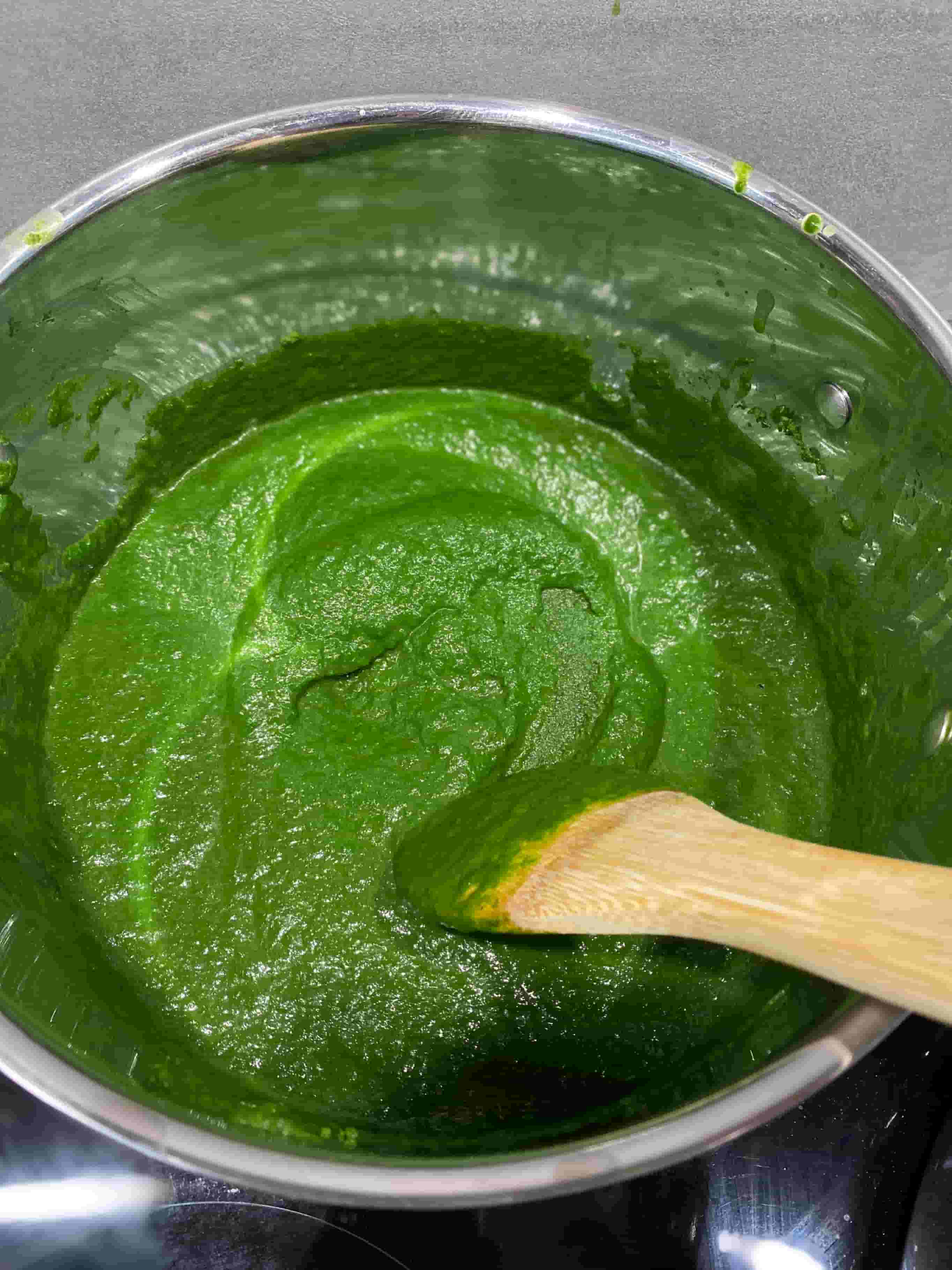 Proteinowe szpecle szpinakowe (bez mleka) Recipe Image