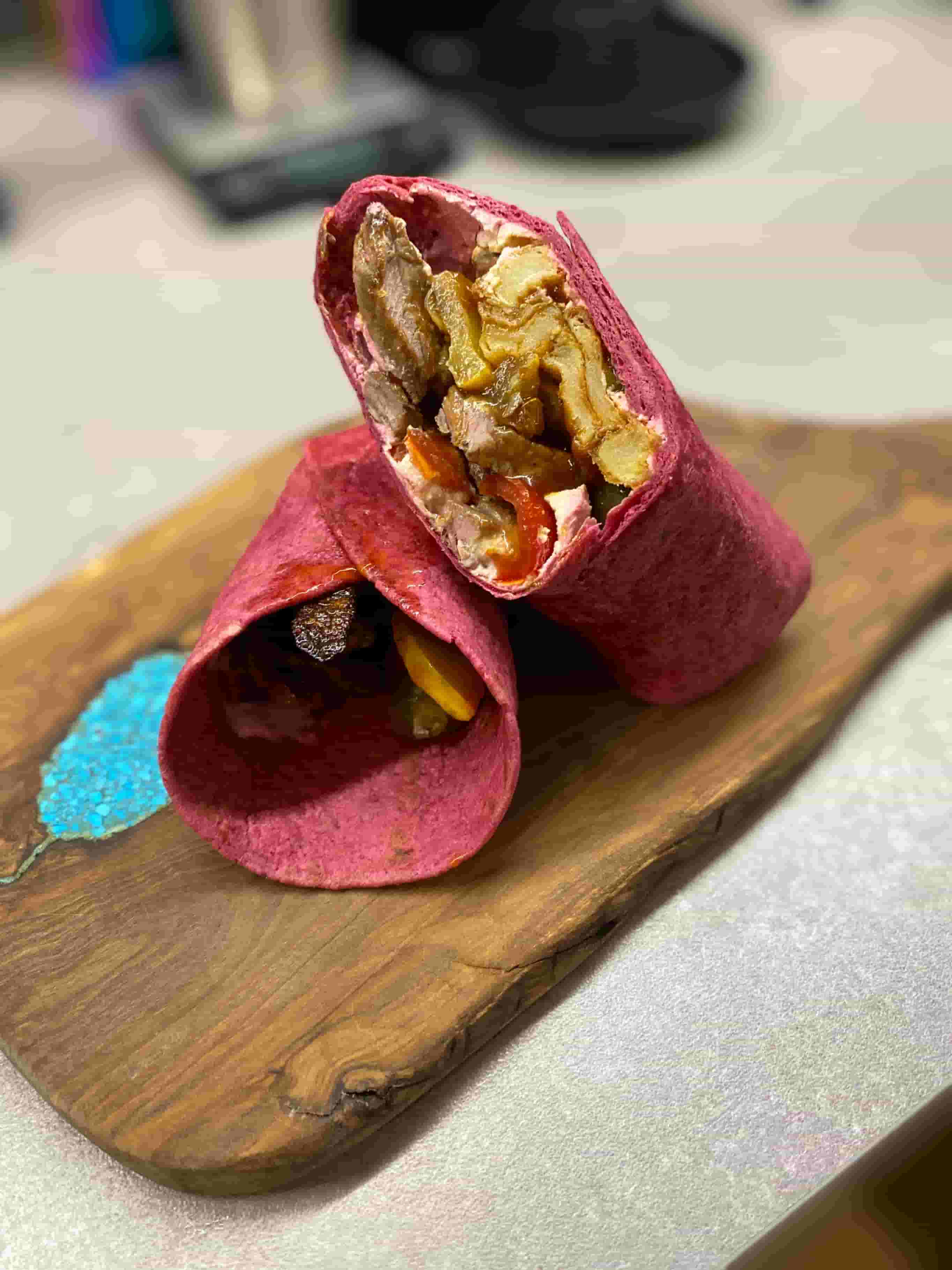 Телешки бурито с печени зеленчуци Recipe Image