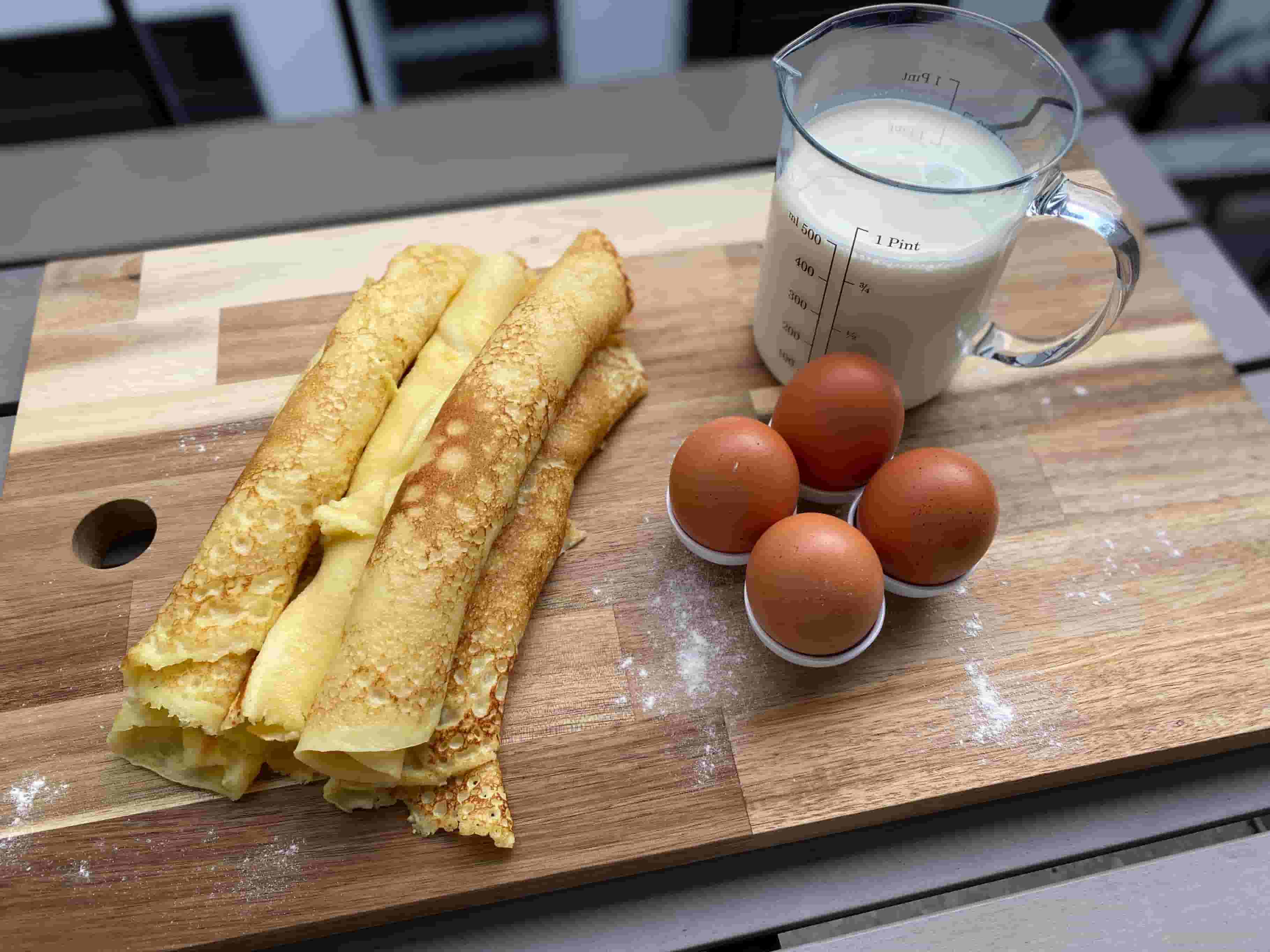 Klasyczne naleśniki do zupy Frittatensuppe Recipe Image