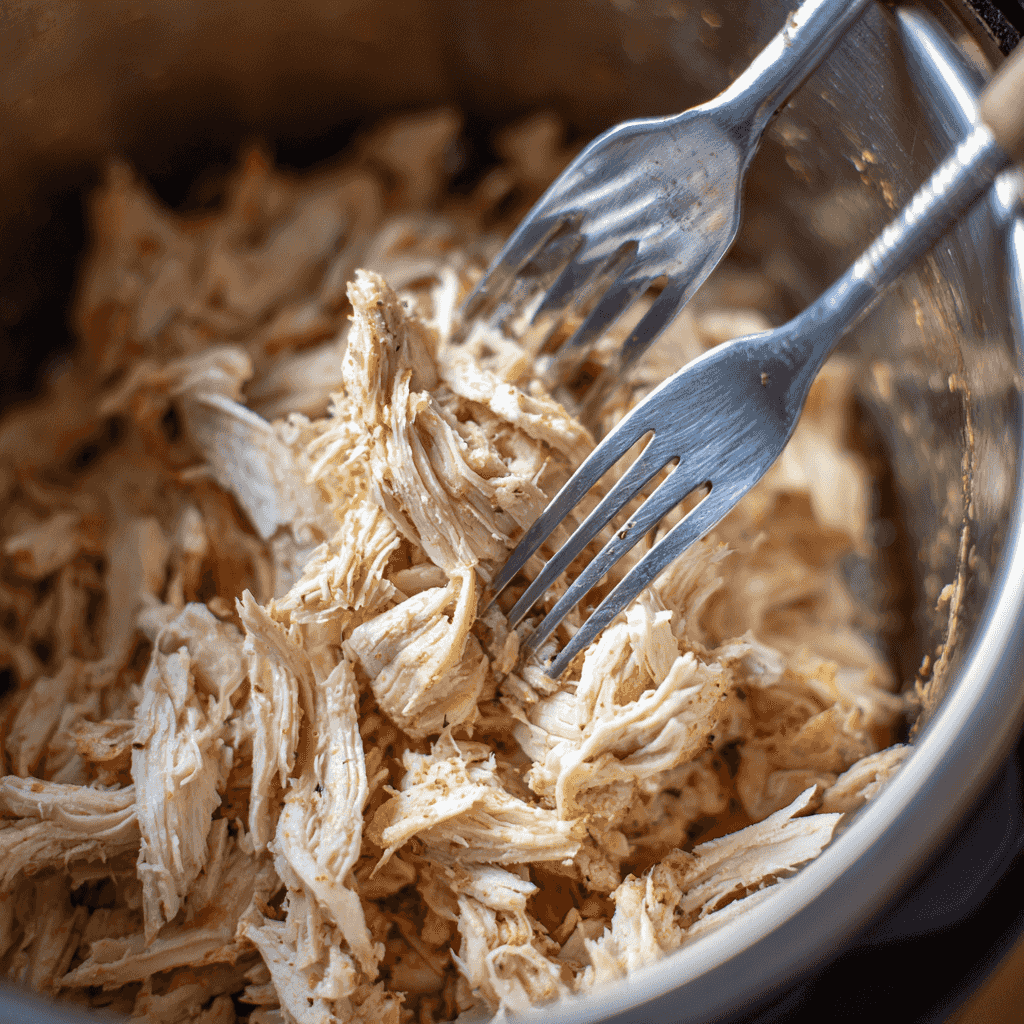 Schnelle & einfache Instant Pot Shredded Chicken Tacos Recipe Image