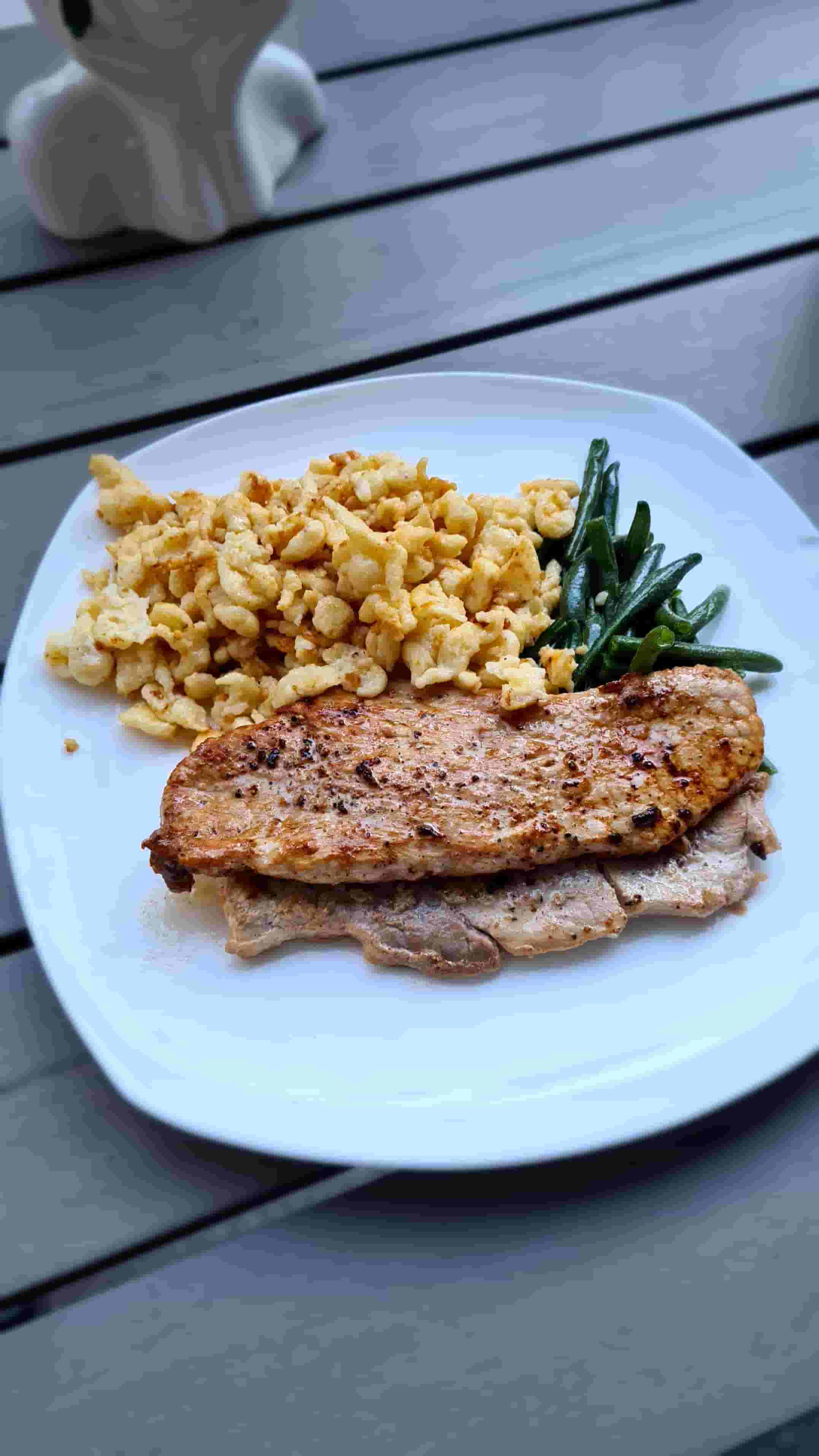 Spätzle con Escalope de Cerdo Recipe Image