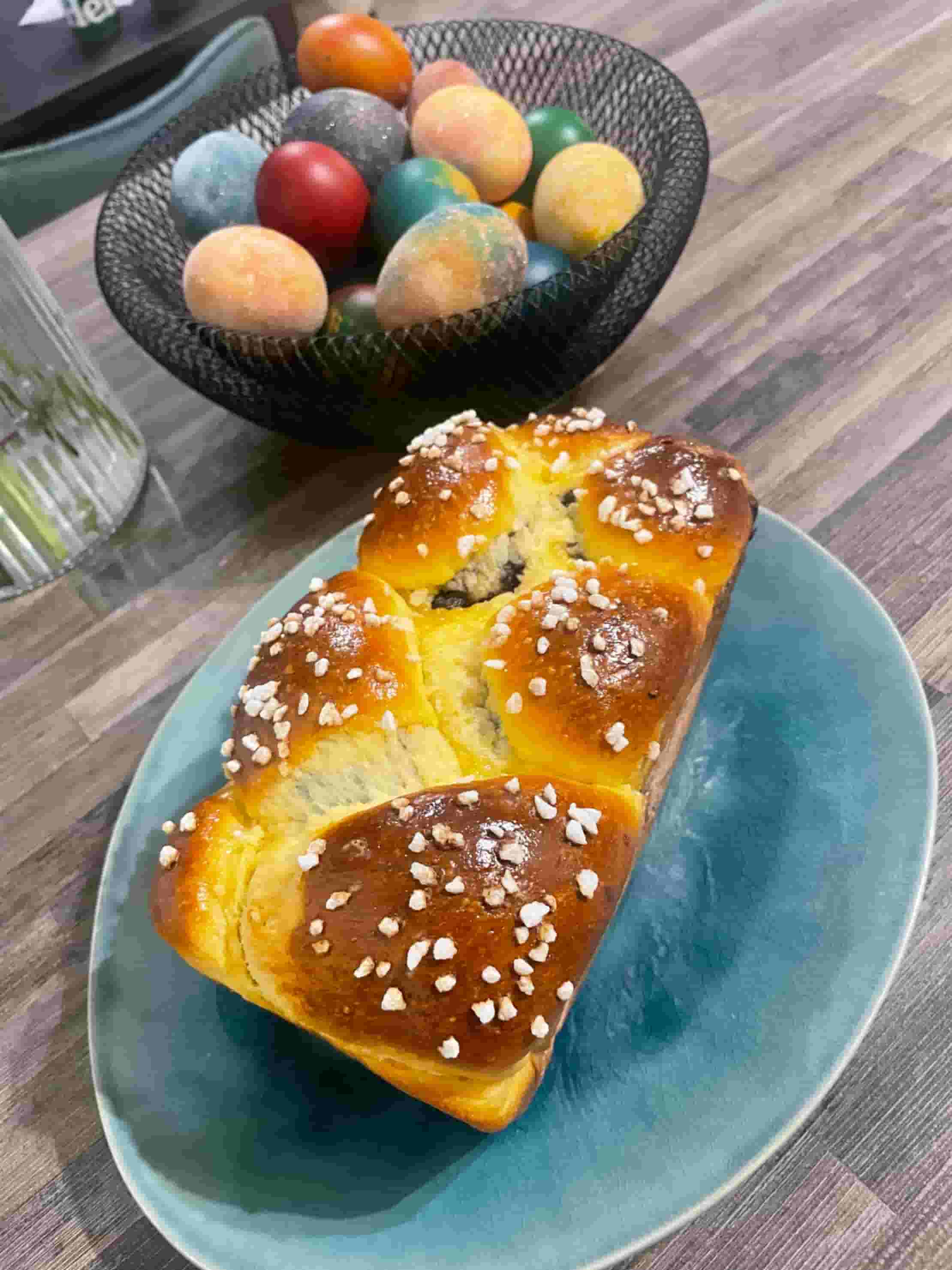 Traditional Bulgarian Easter Kozunak Recipe Image