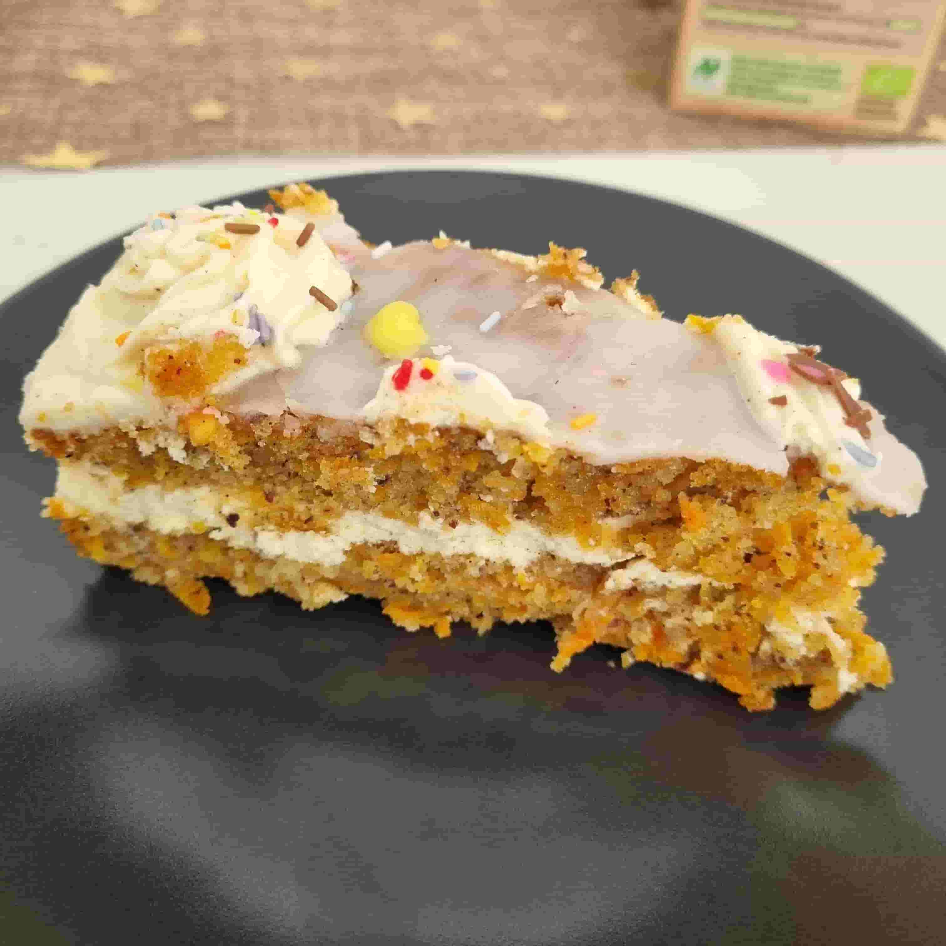 Moist Carrot Cake with Cream Cheese Frosting Recipe Image
