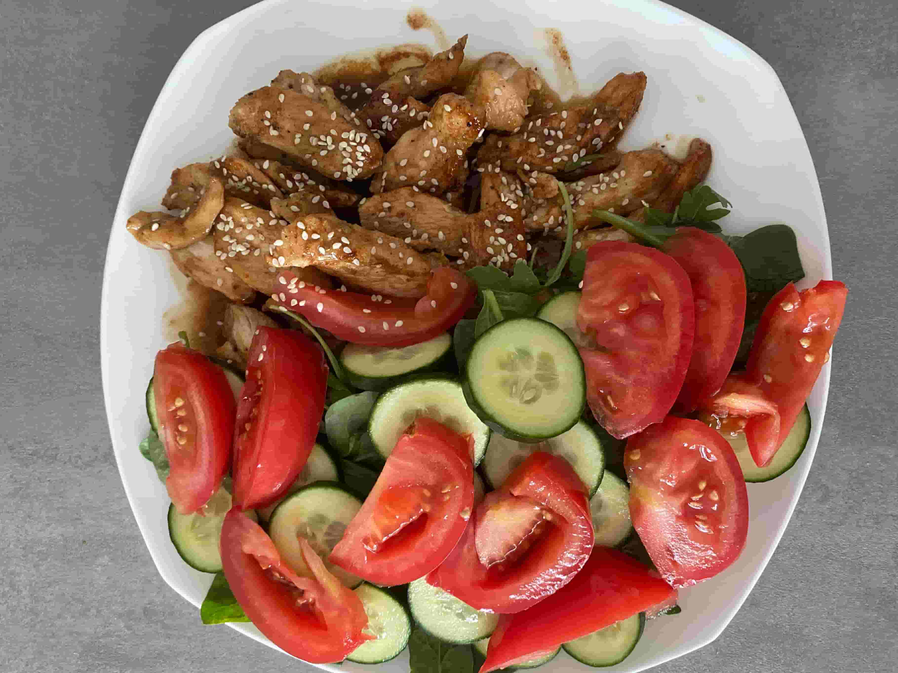 Teriyaki Kipsalade Recipe Image