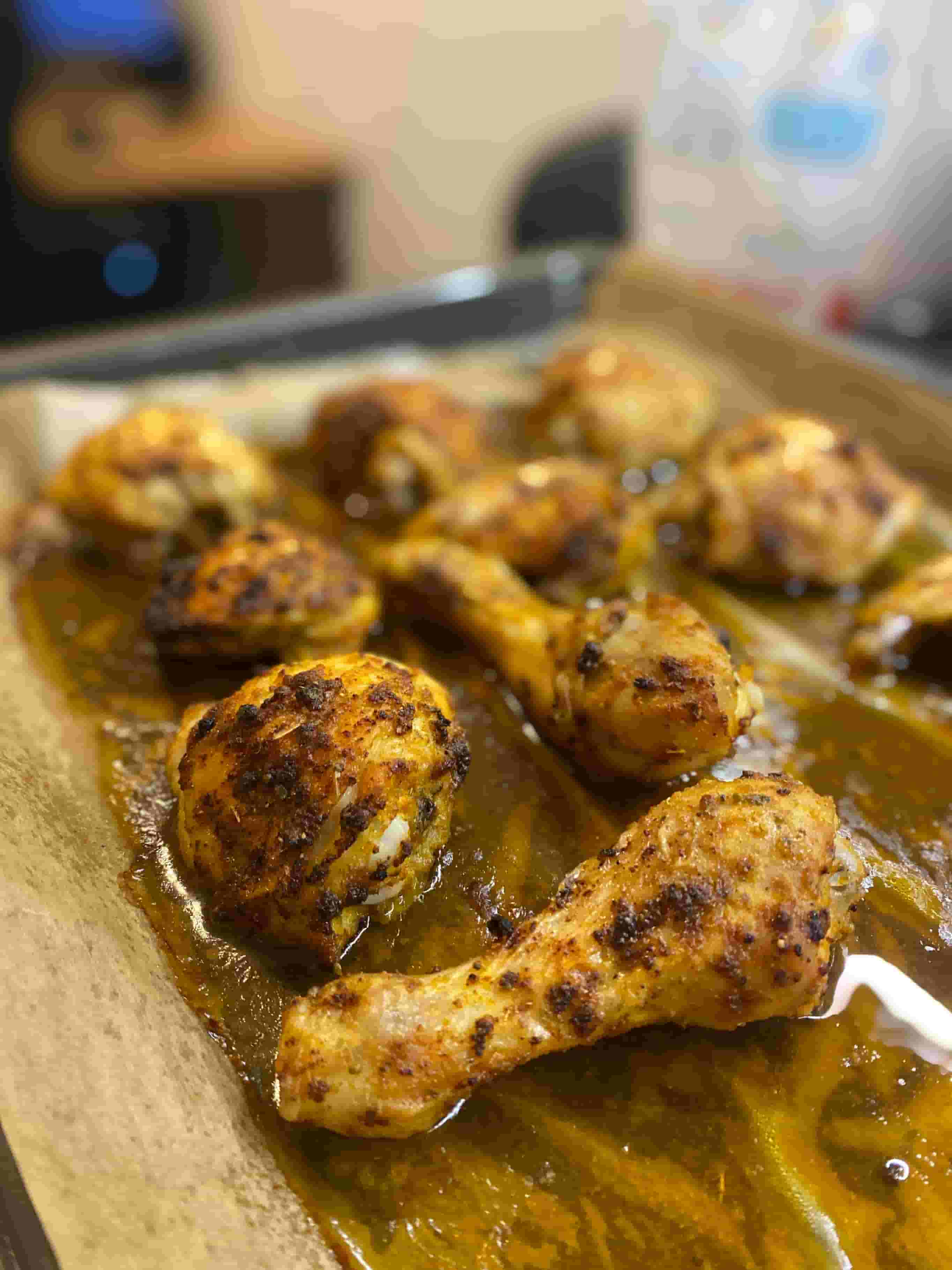 Пикантно пиле, печено на фурна Recipe Image