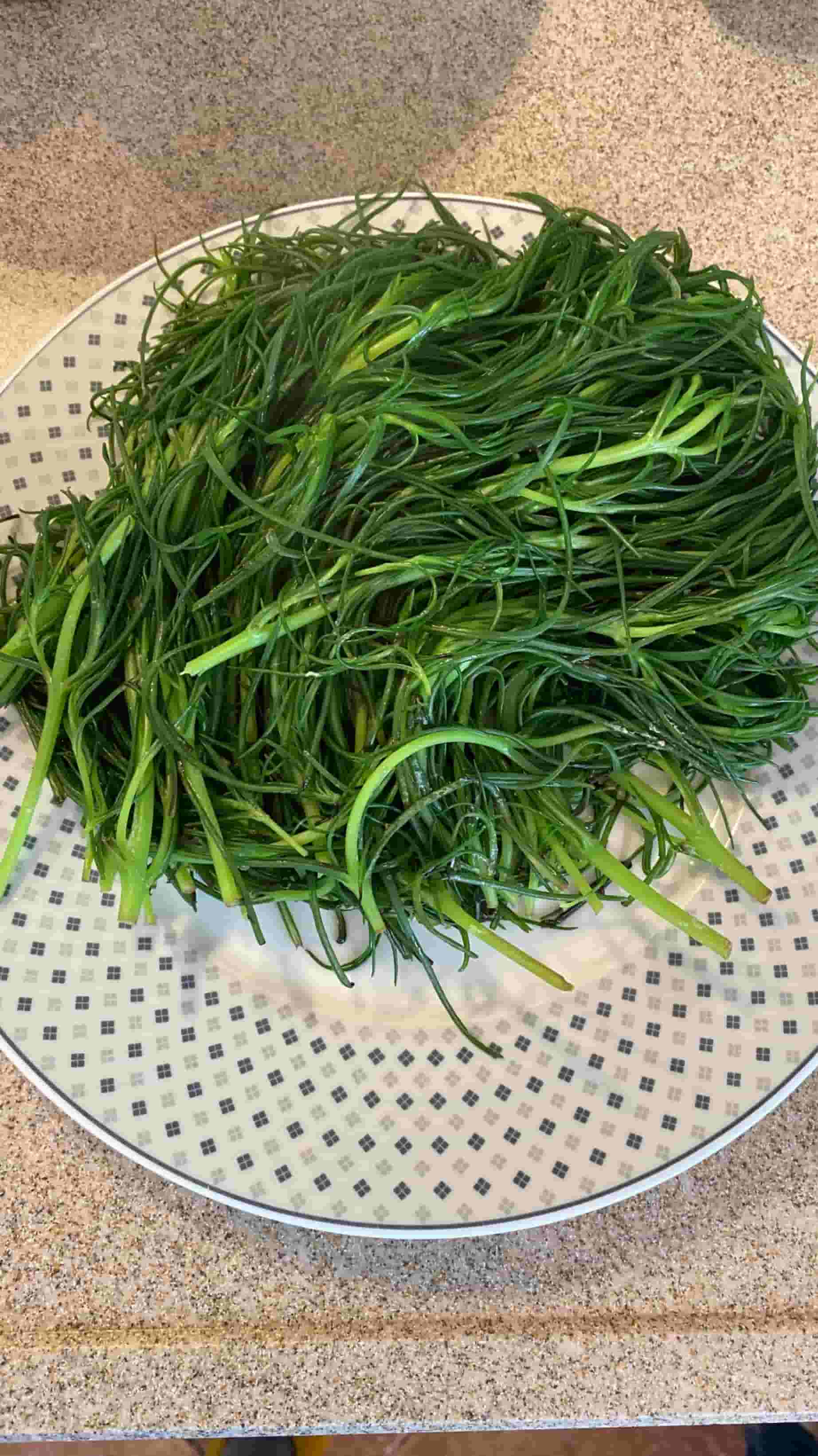 Monk's Beard with Potatoes and Fried Egg Recipe Image