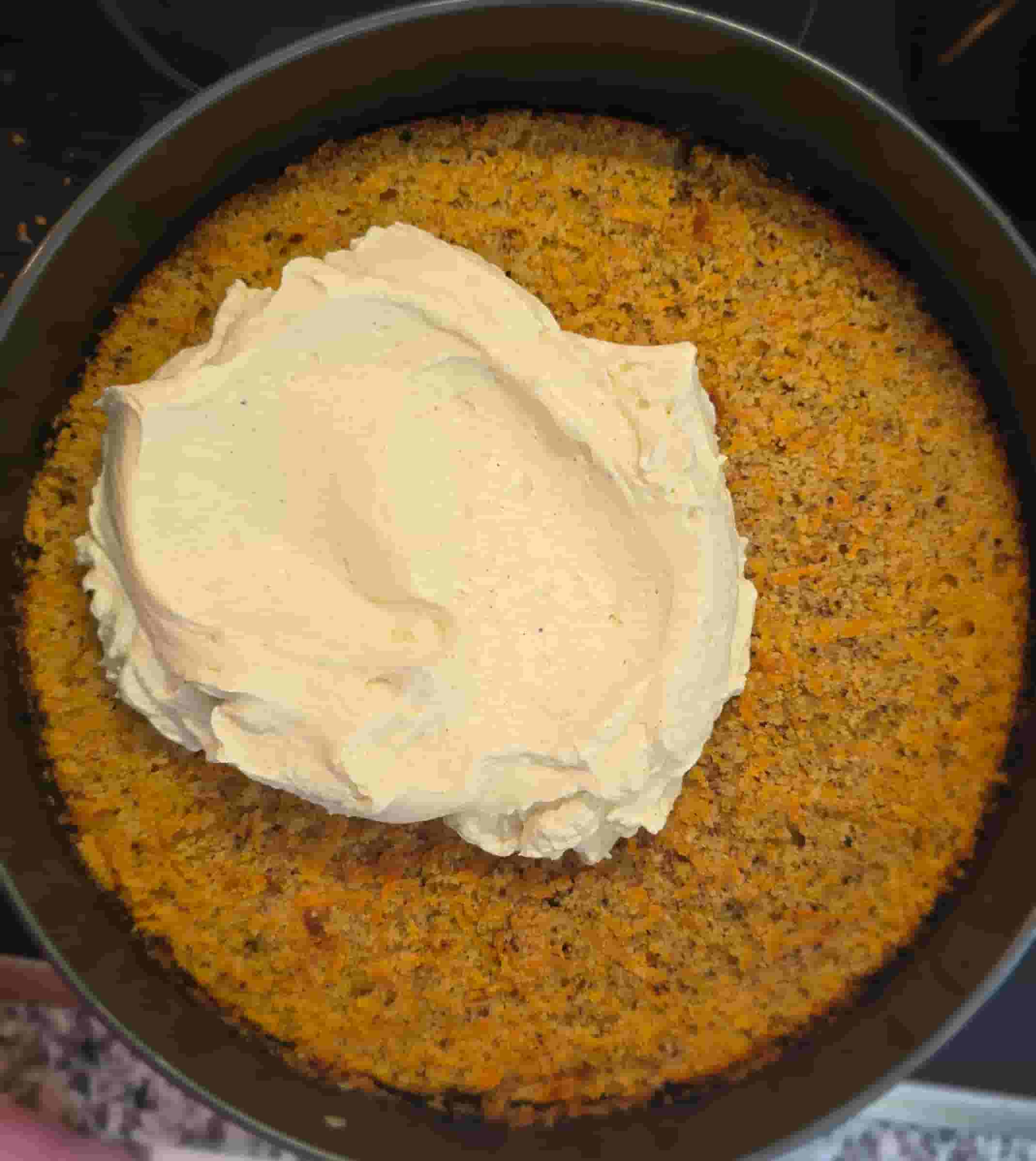 Moist Carrot Cake with Cream Cheese Frosting Recipe Image