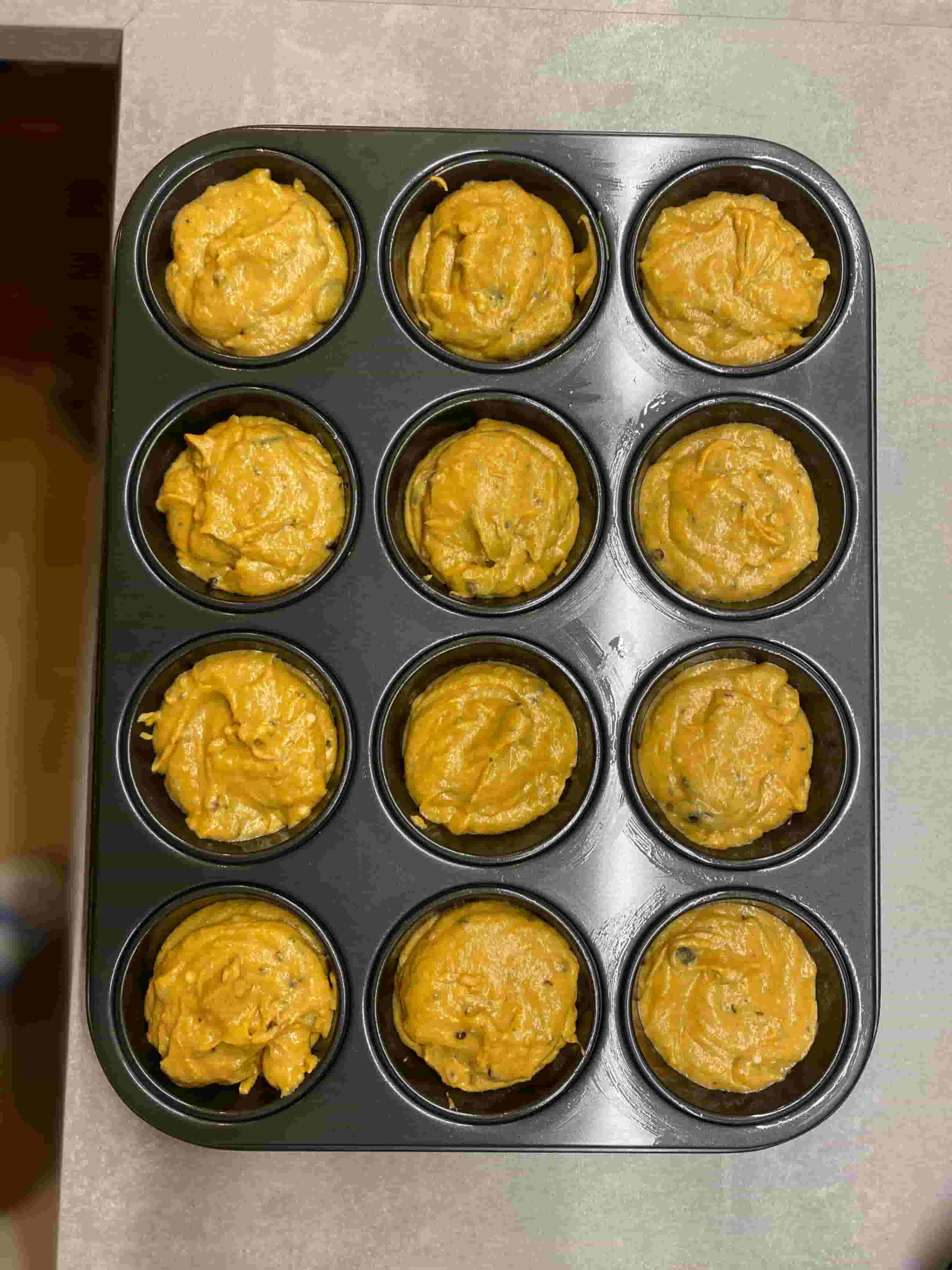 Тиквени мъфини с шоколад Recipe Image