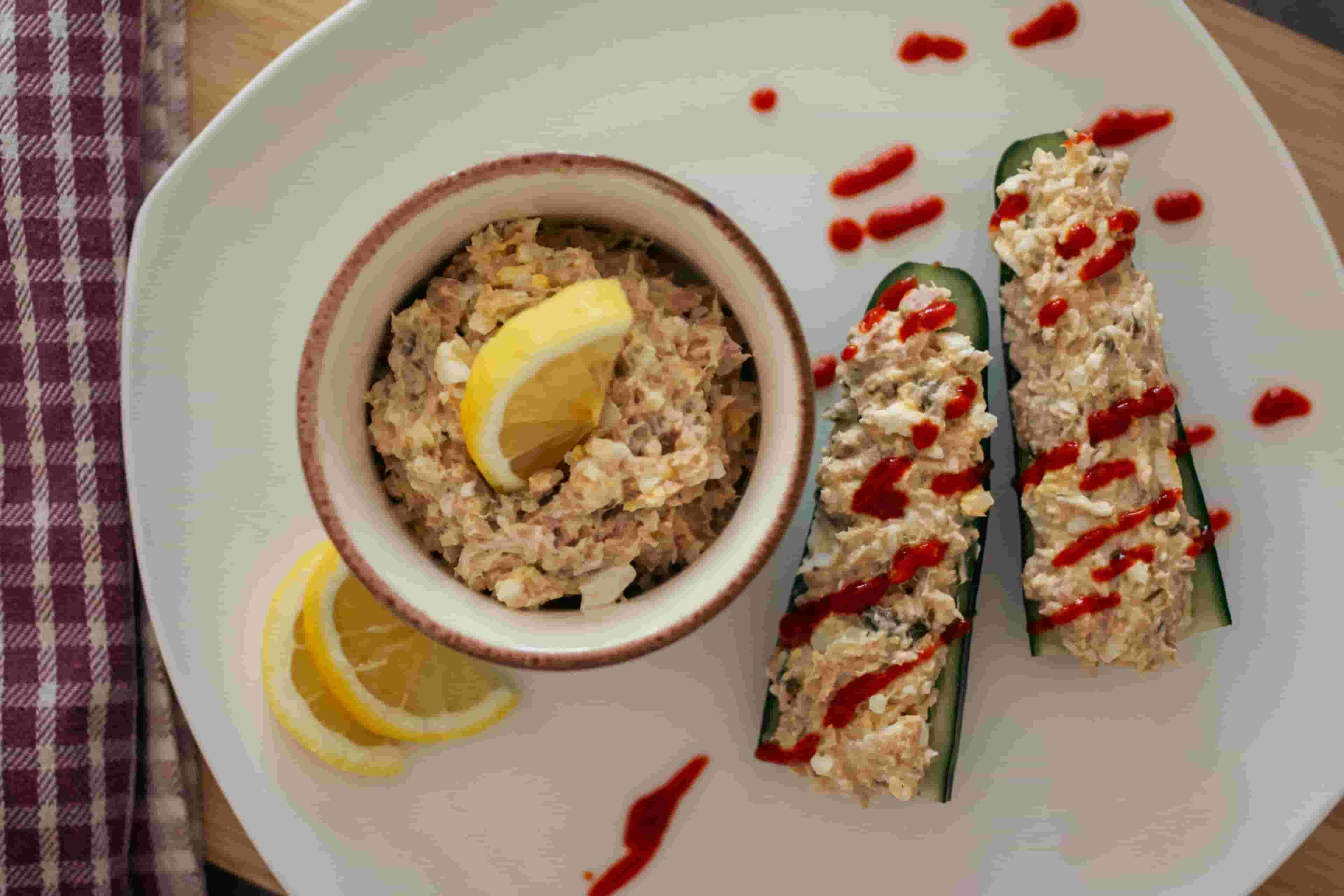 Komkommer Tonijn Bootjes Recipe Image