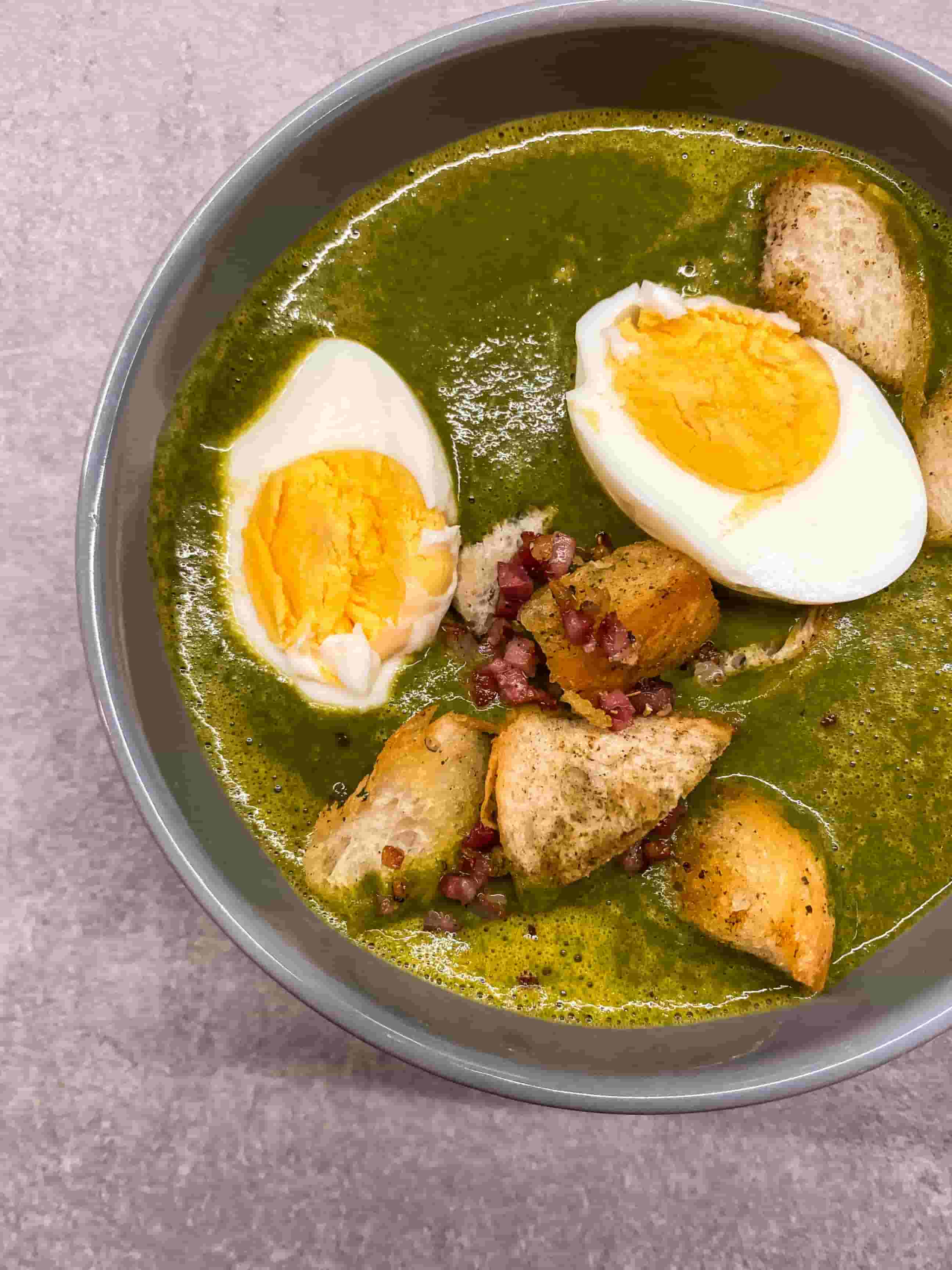 Sopa Crema de Espinacas Recipe Image