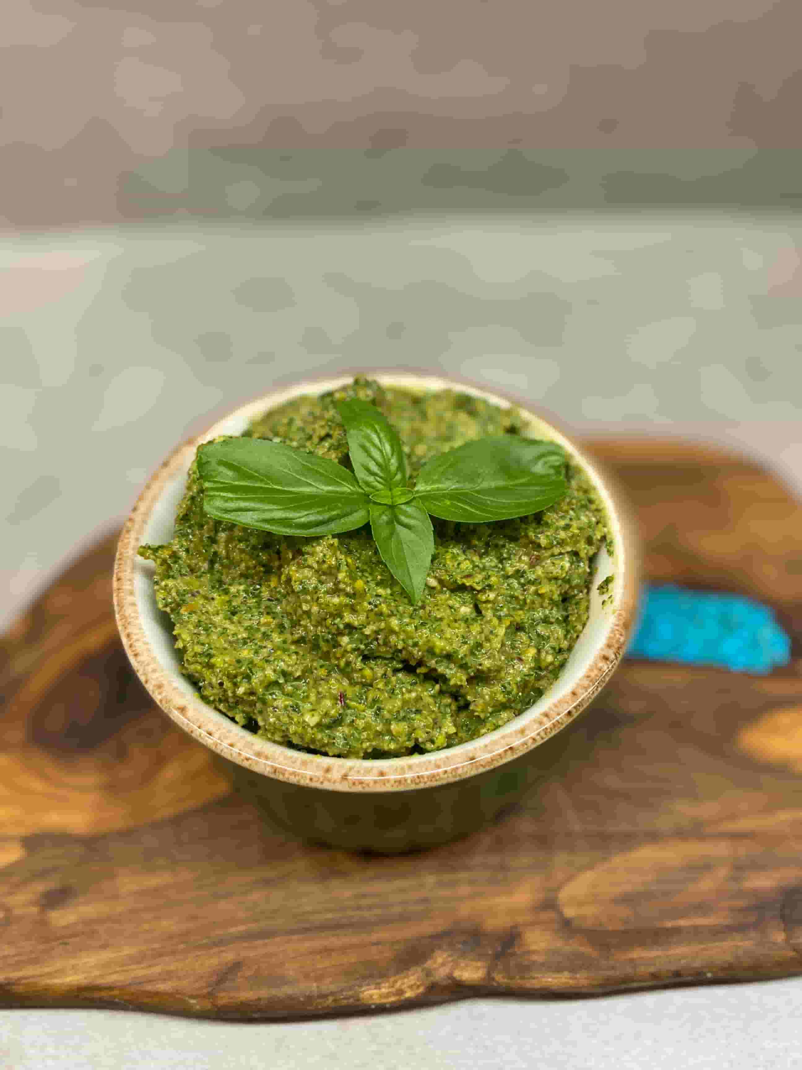 Swiss Chard & Beetroot Leaf Pesto Recipe Image