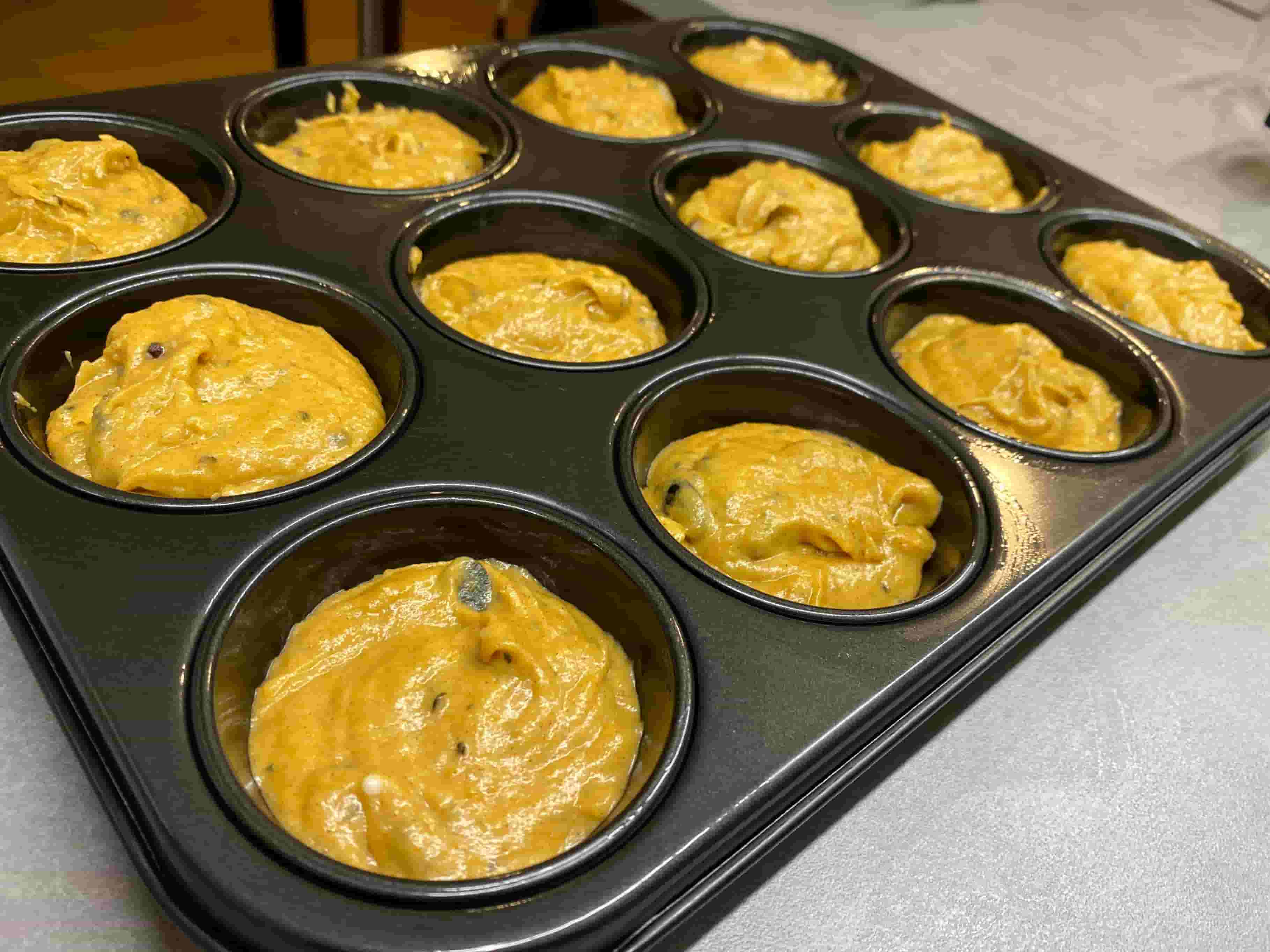Тиквени мъфини с шоколад Recipe Image