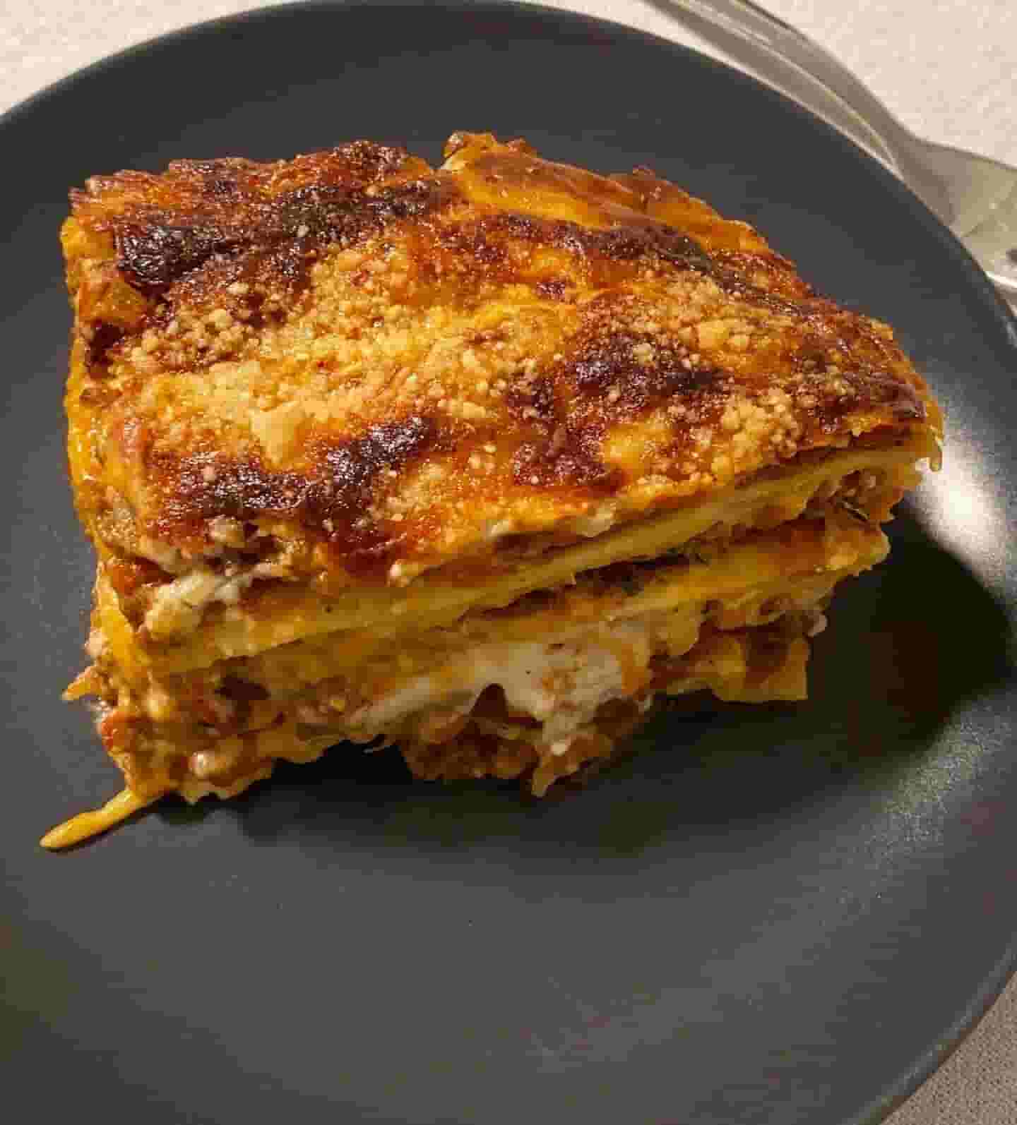 Lasagna with fresh San Marzano Tomatoes Recipe Image