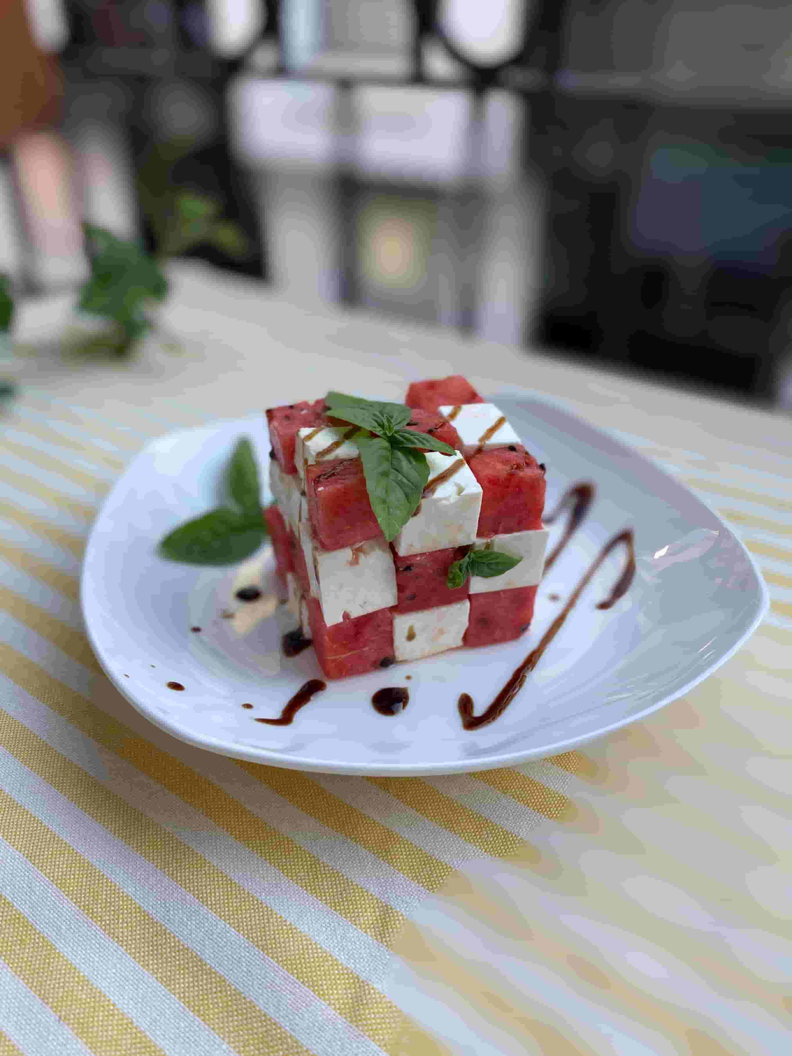 Einfacher Wassermelonen-Salat in zwei Schritten Recipe Image