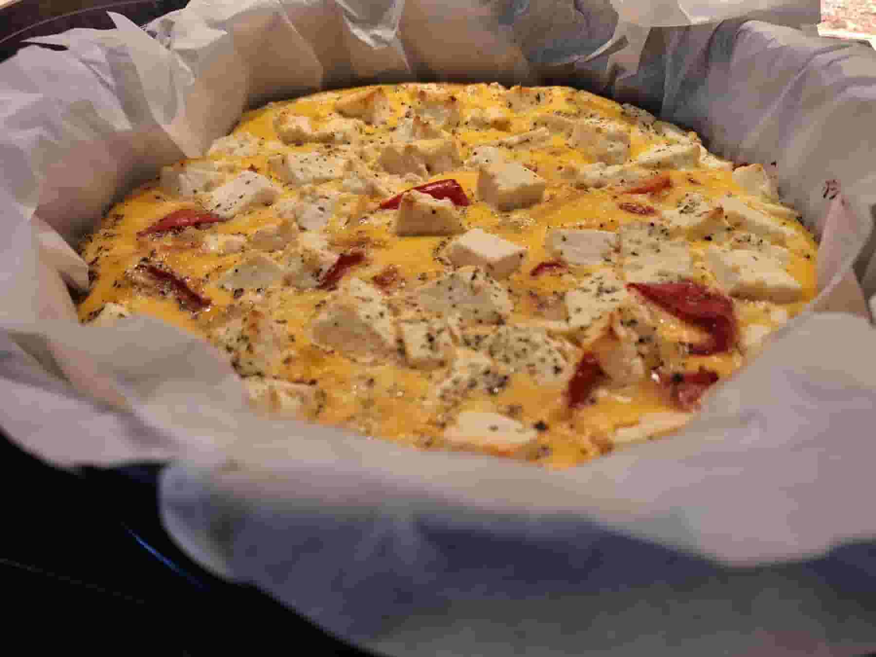 Фритата със зеленчуци Recipe Image