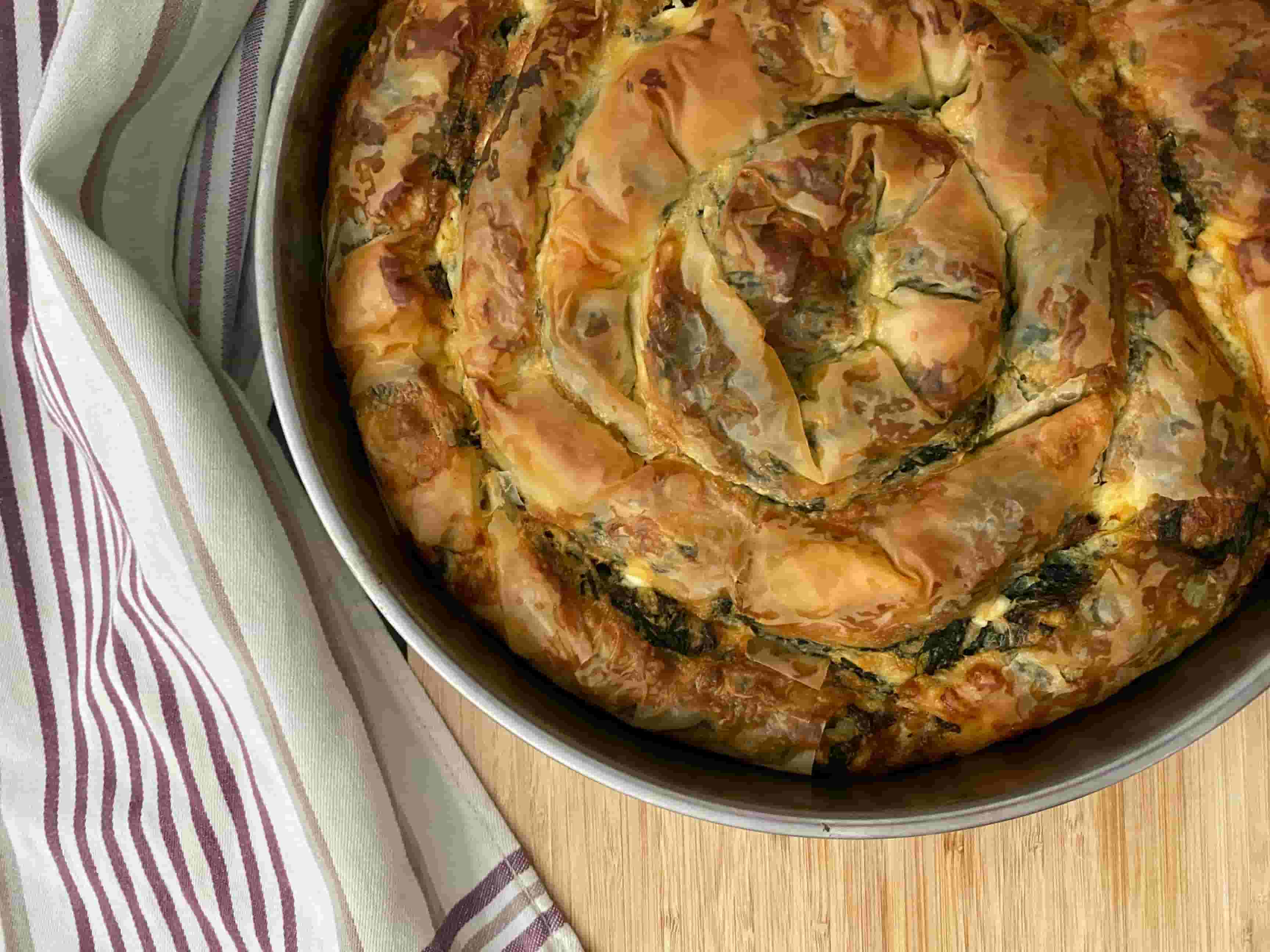 Баница със спанак и сирене Recipe Image