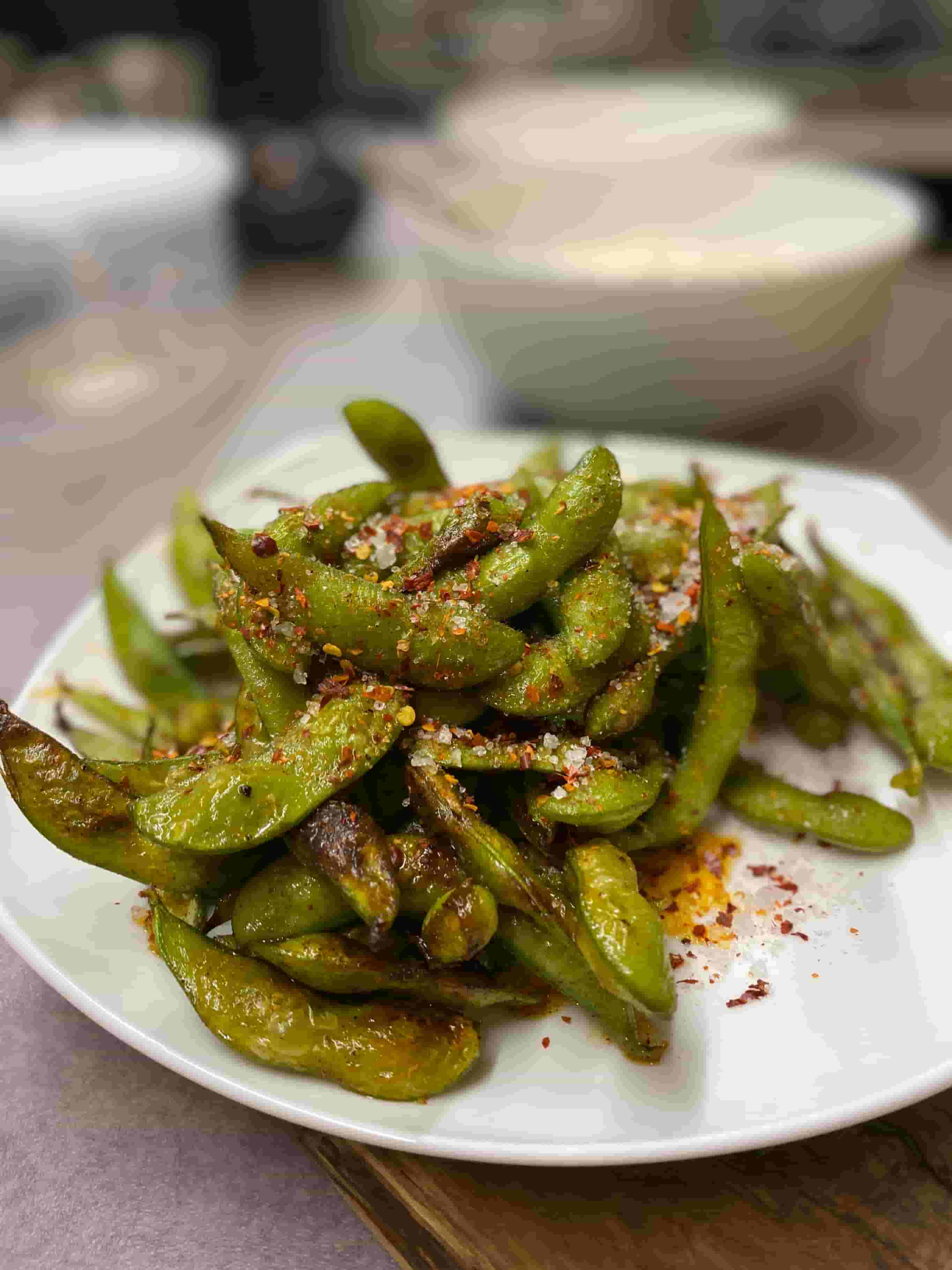 Маслено гриловано едамаме Recipe Image