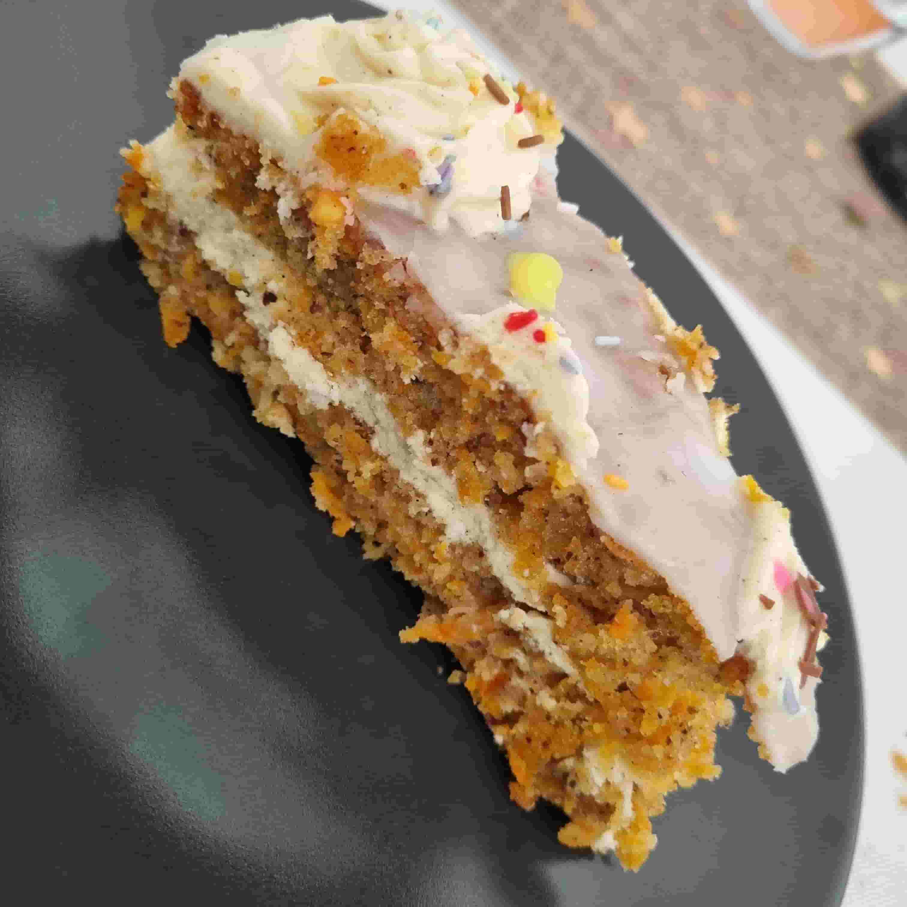 Moist Carrot Cake with Cream Cheese Frosting Recipe Image
