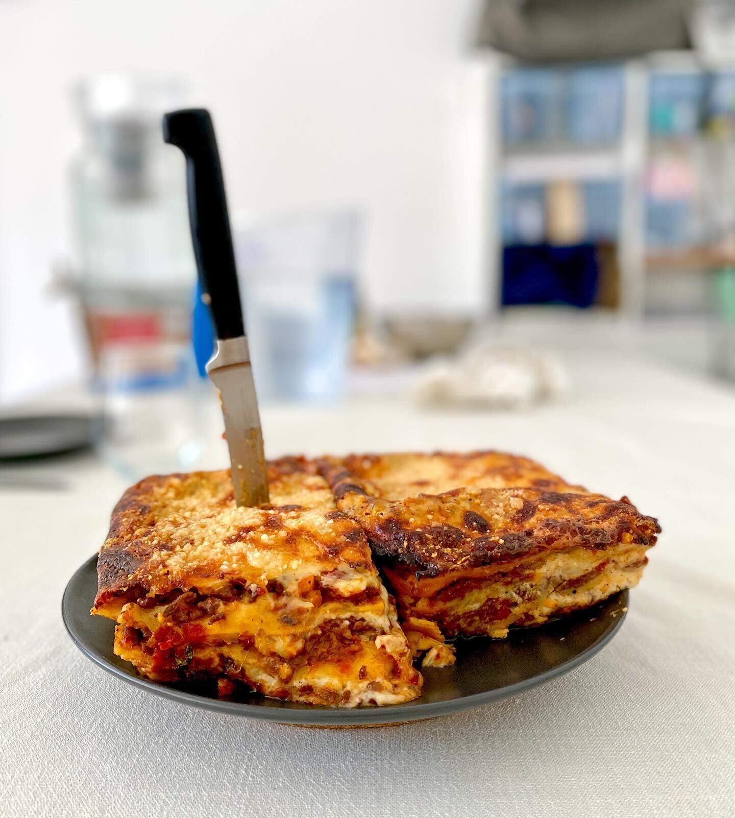Lasagne ze świeżymi pomidorami San Marzano Recipe Image