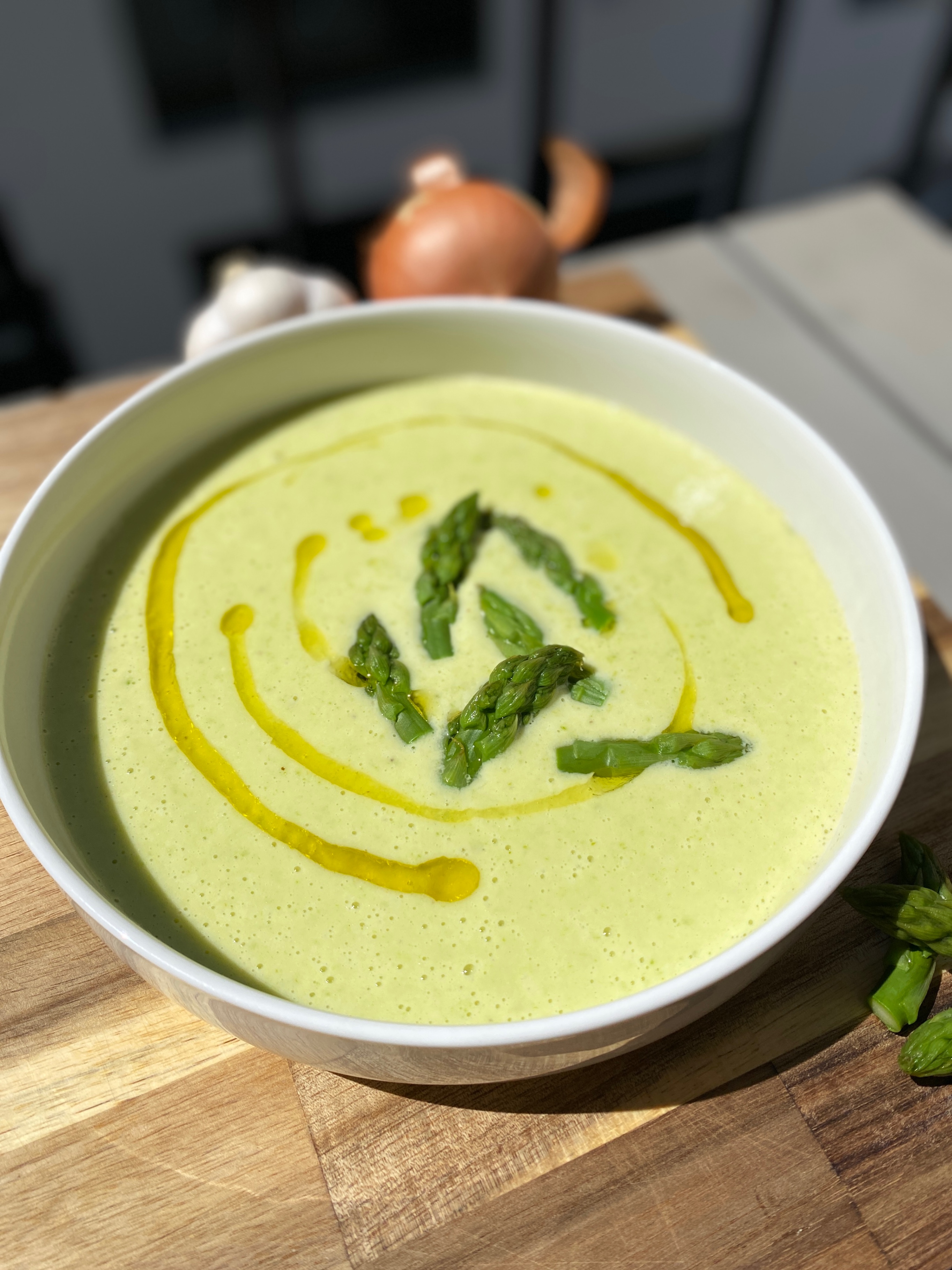 Soupe Crème d'Asperges Recipe Image