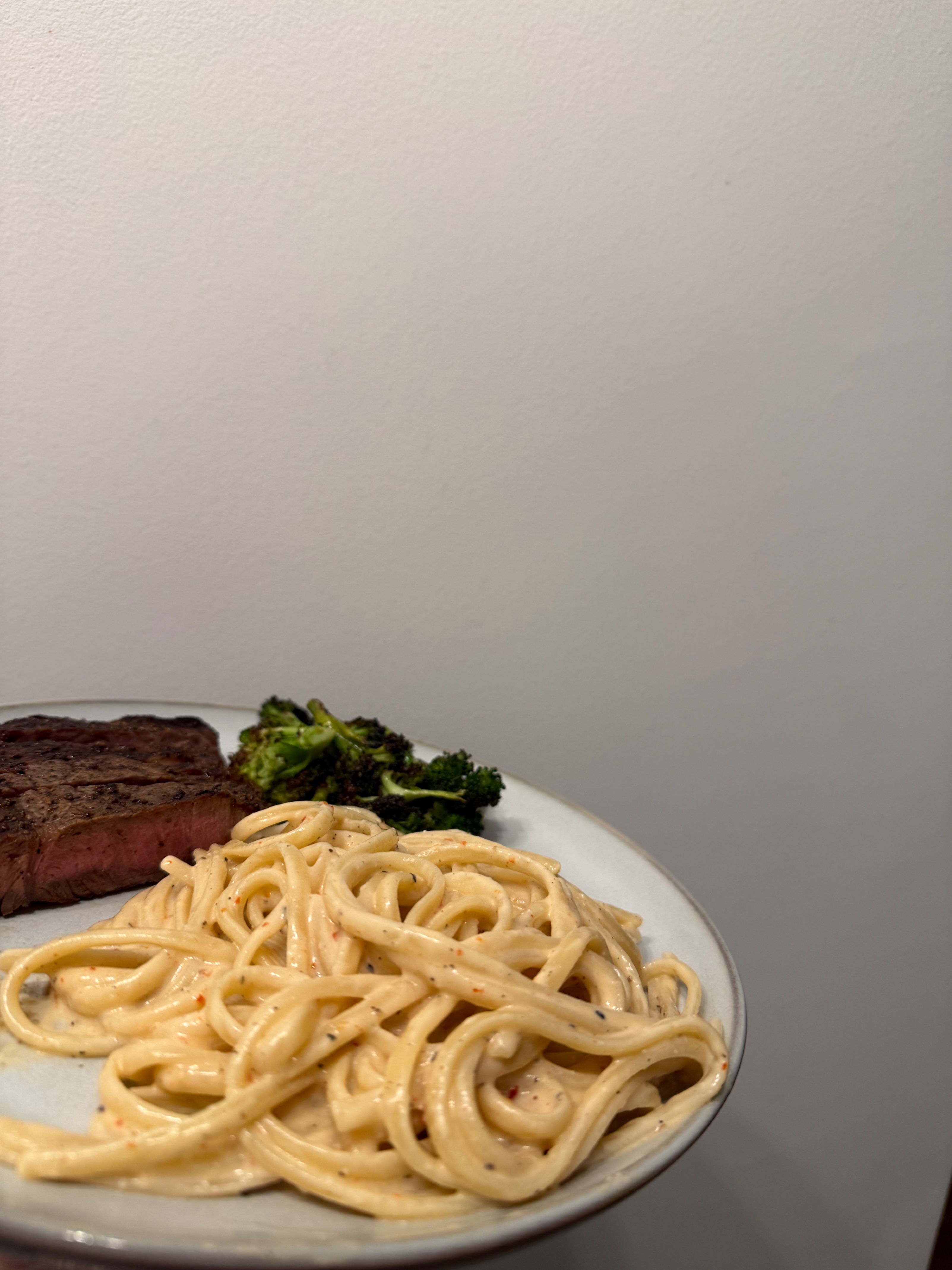 Creamy Steak Pasta Recipe Image