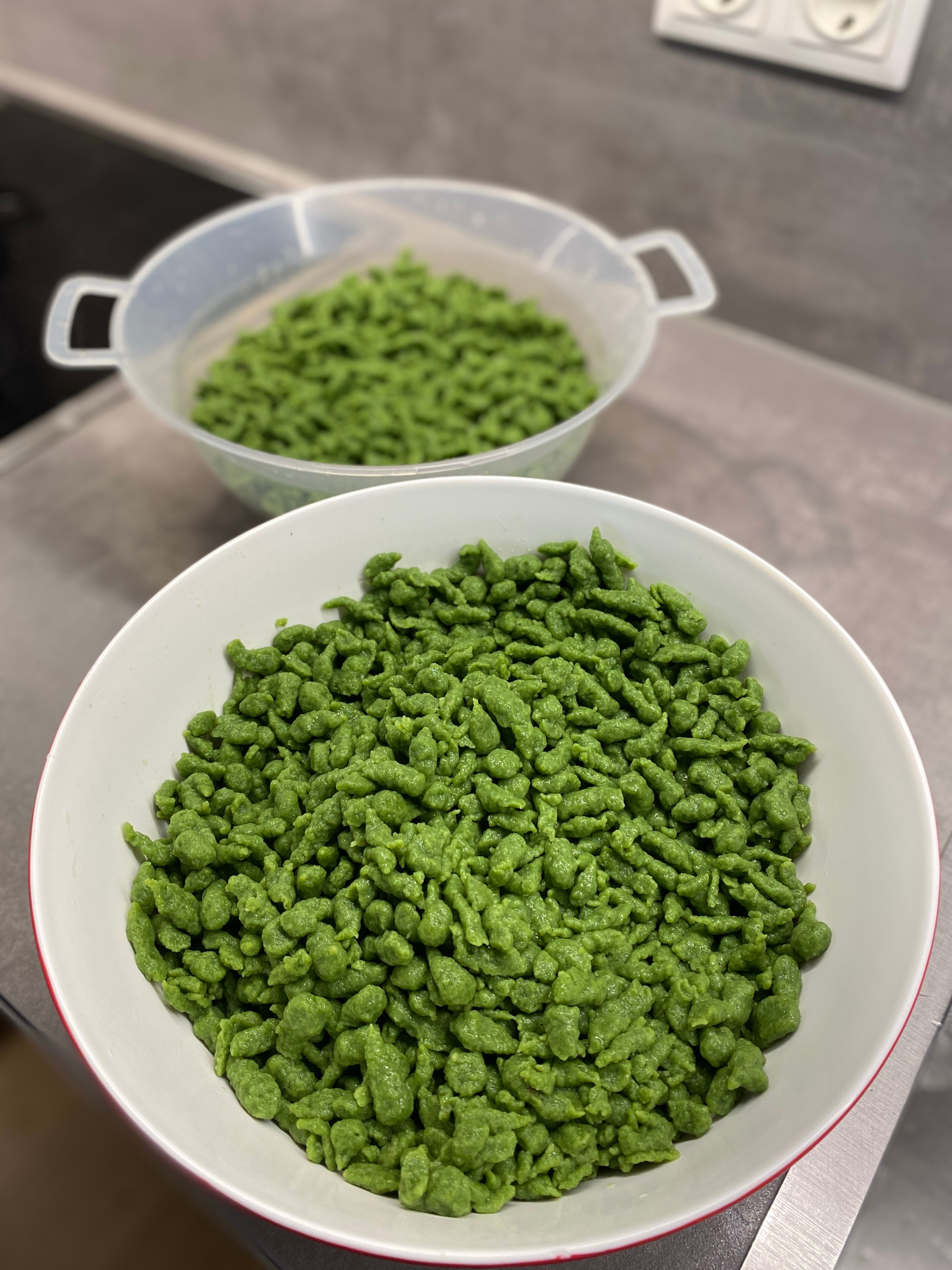 Protein-Spinat-Spätzle (ohne Milch) Recipe Image