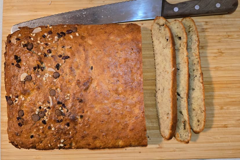 Receta de Rocely de Pan de Plátano Jugoso