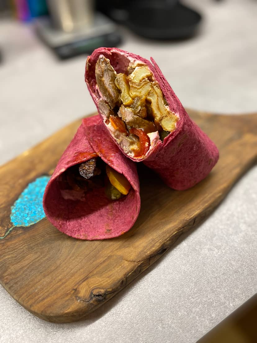 Rindfleisch-Burritos mit geröstetem Gemüse Rocely Rezept