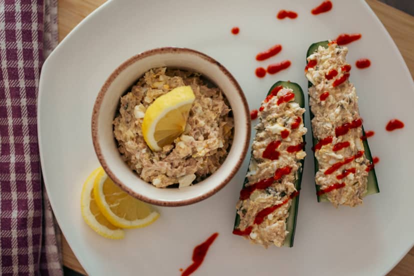Cucumber Tuna Boats Rocely Recipe