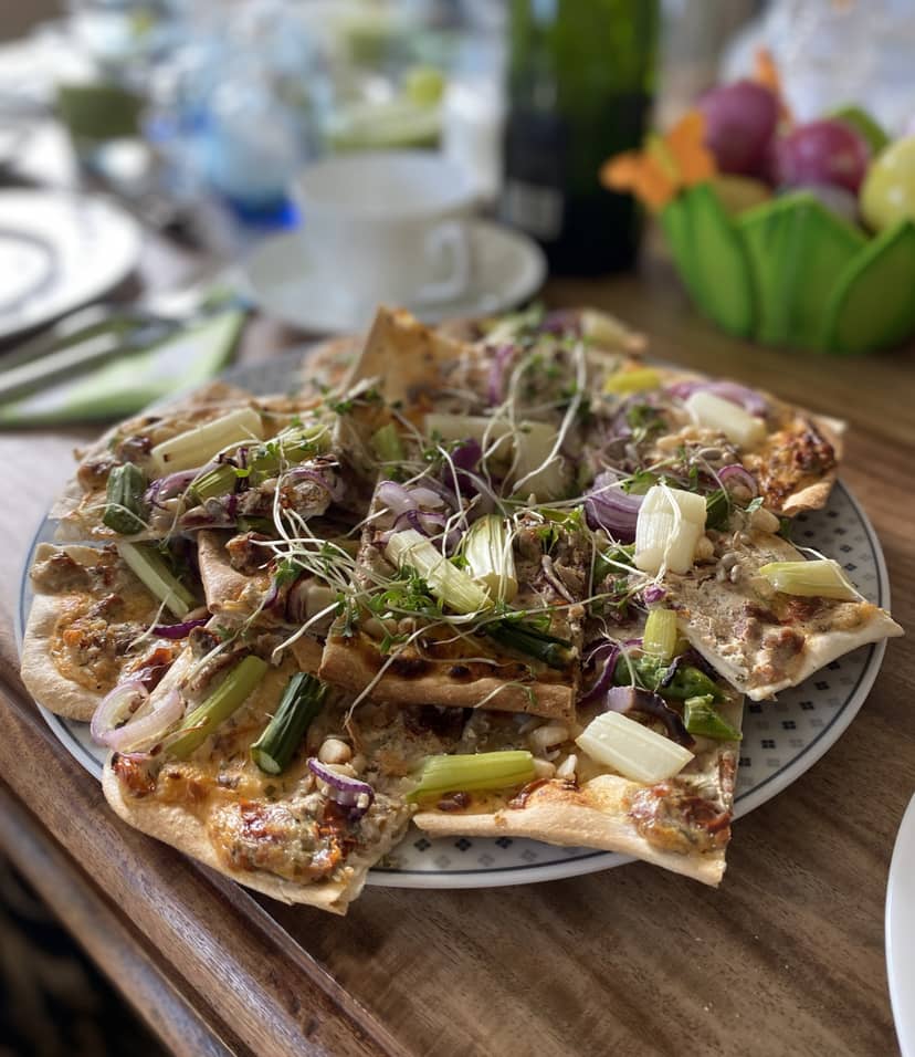 Przepis Rocely użytkownika Flammkuchen ze szparagami