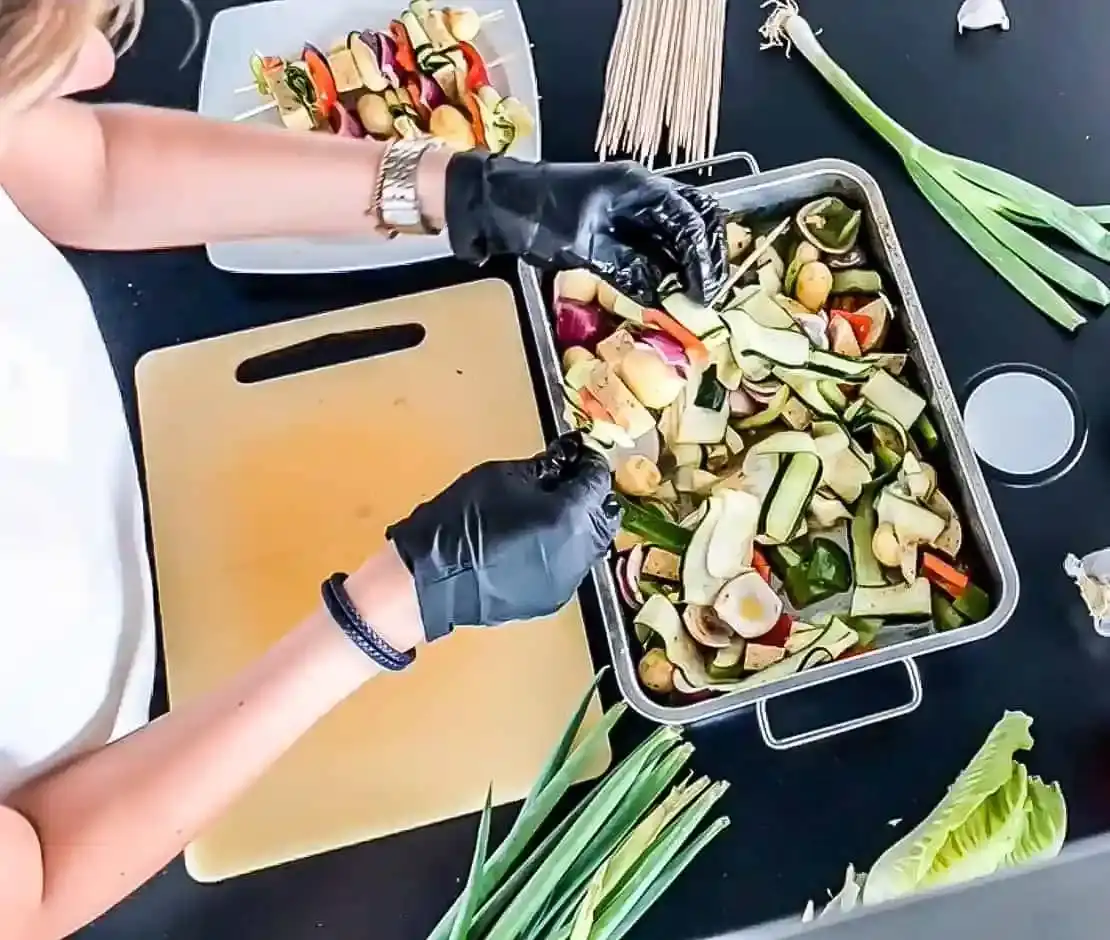 Vegetarische Grillspieße Rezeptbild