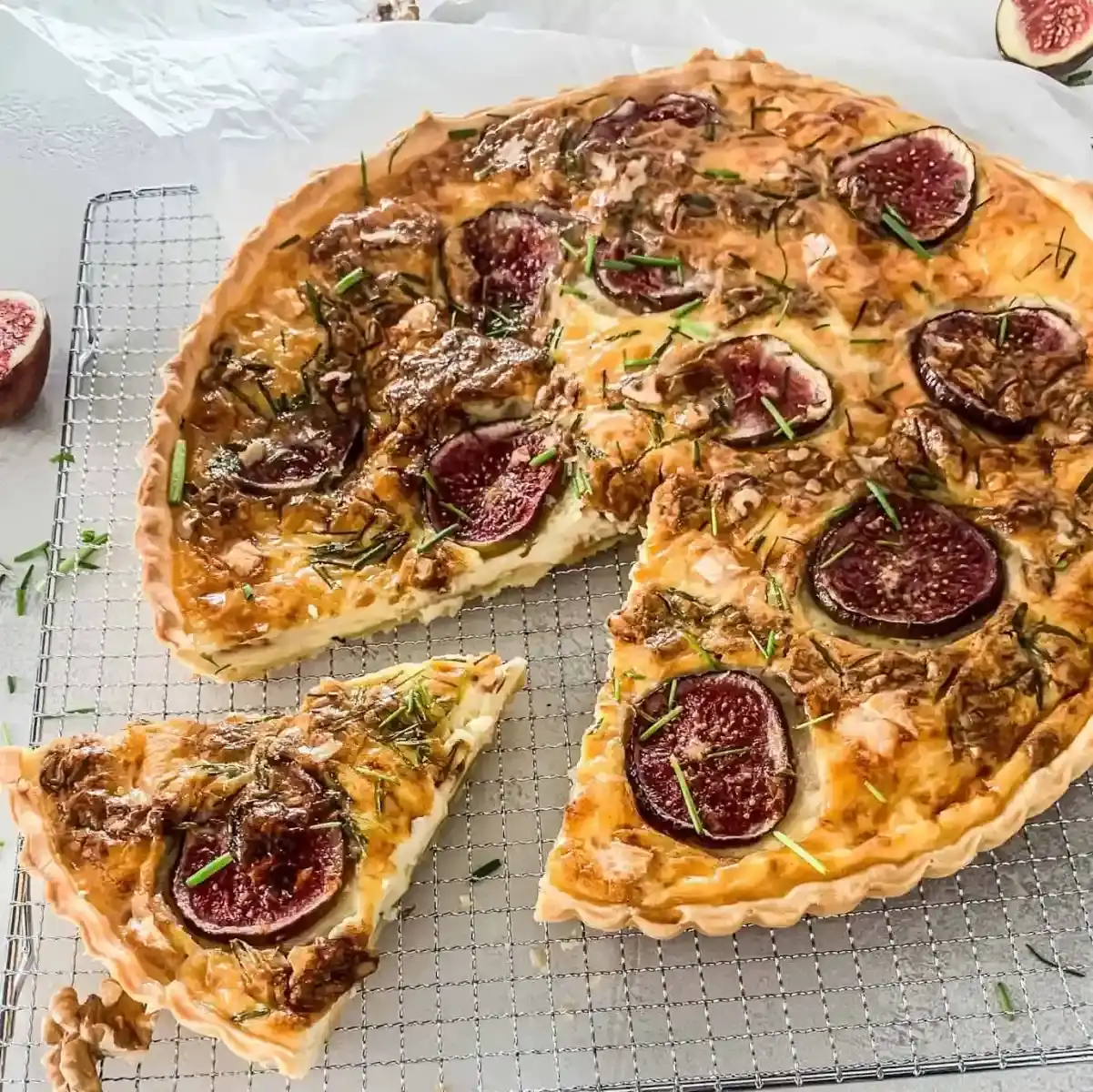 Bild für Herbstliche Quiche mit Feigen