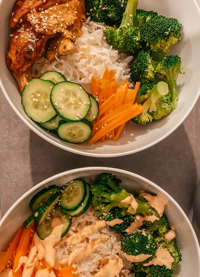 Receta de Rocely de Bol de Buda de Pollo
