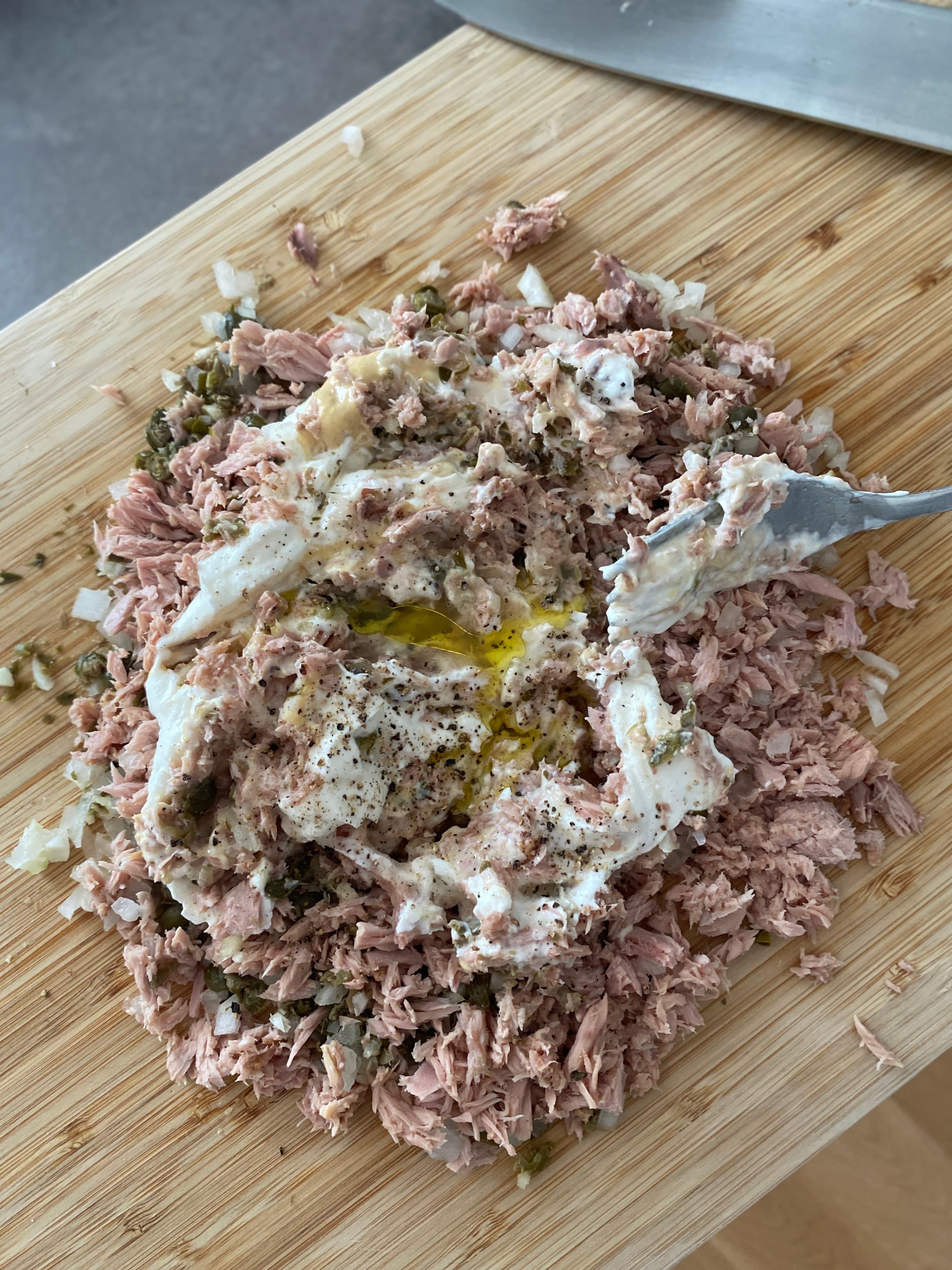 Komkommer Tonijn Sandwich Recipe Image