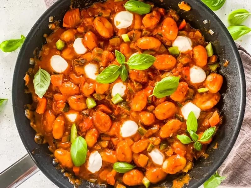 Bild für Gnocchi Pfanne mit Ratatouille Gemüse
