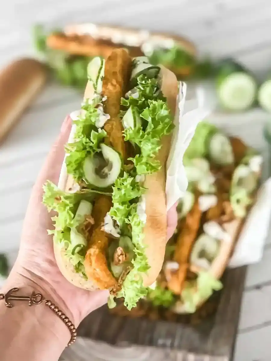 Bild für Fischstäbchen Hot Dogs (Vegan)