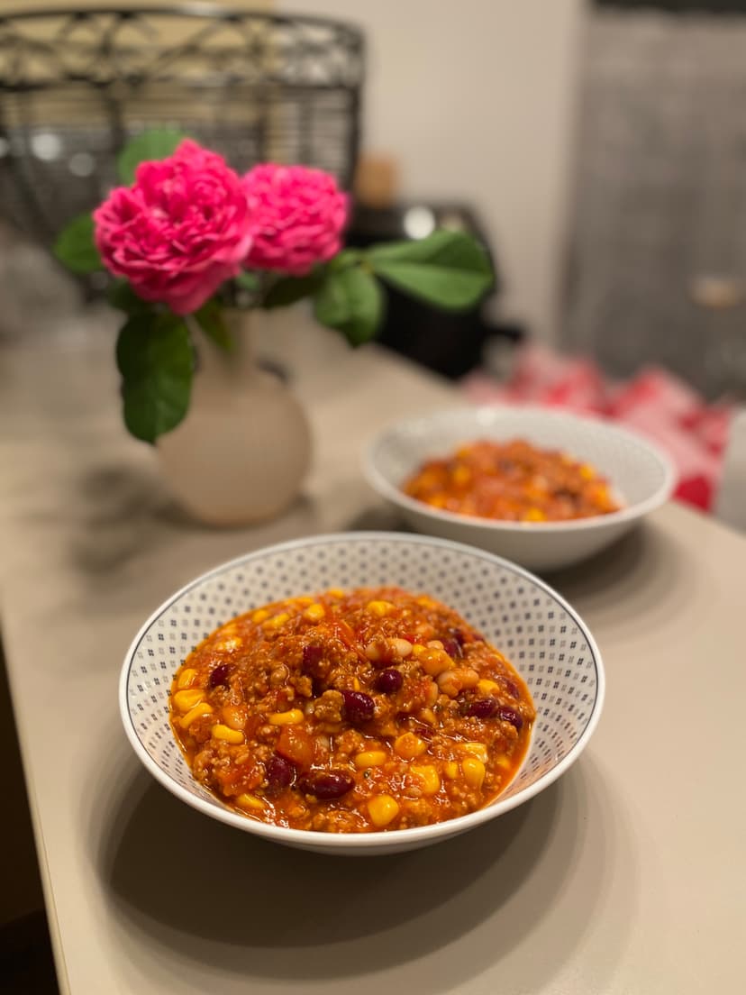 Receta de Rocely de Chili con Carne