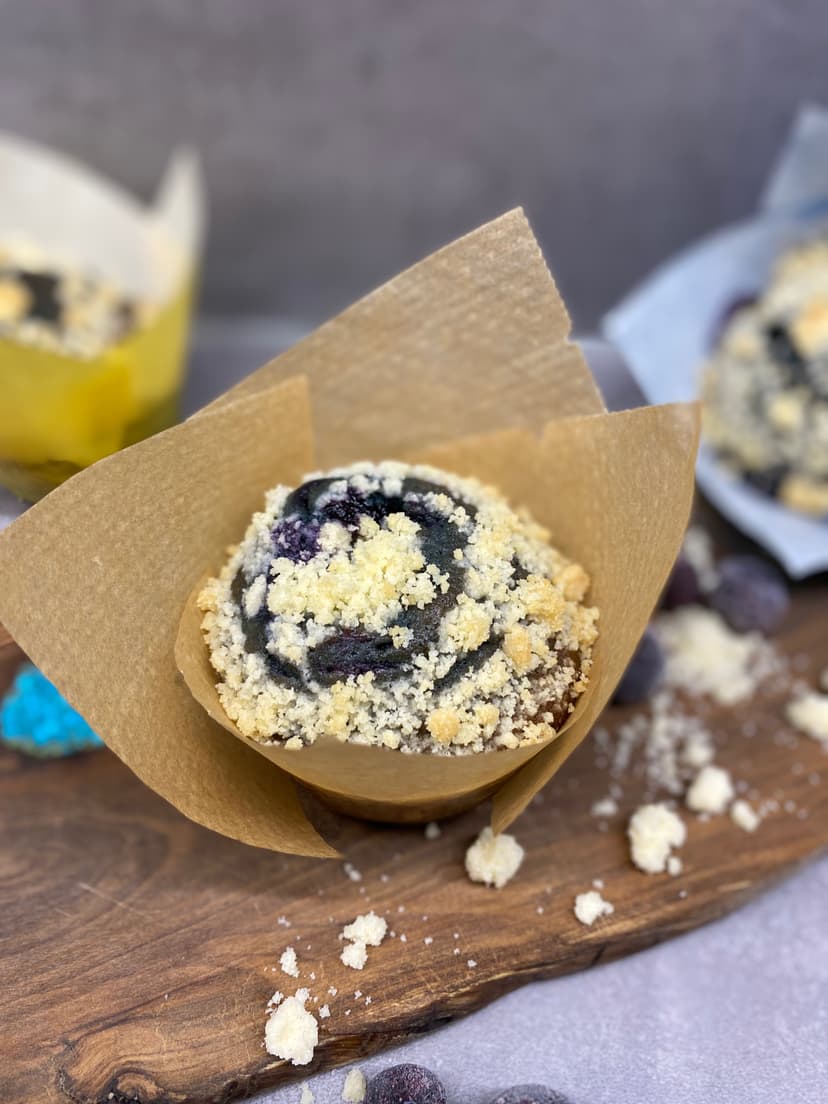 Bosbessen Crumble Muffins Rocely Recept