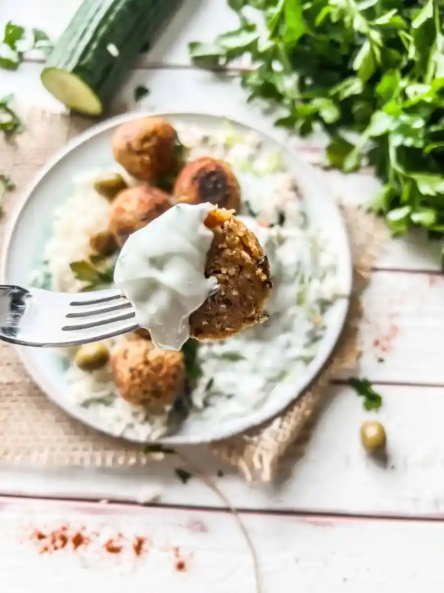 Bild für Vegetarische Hackbällchen nach griechischer Art