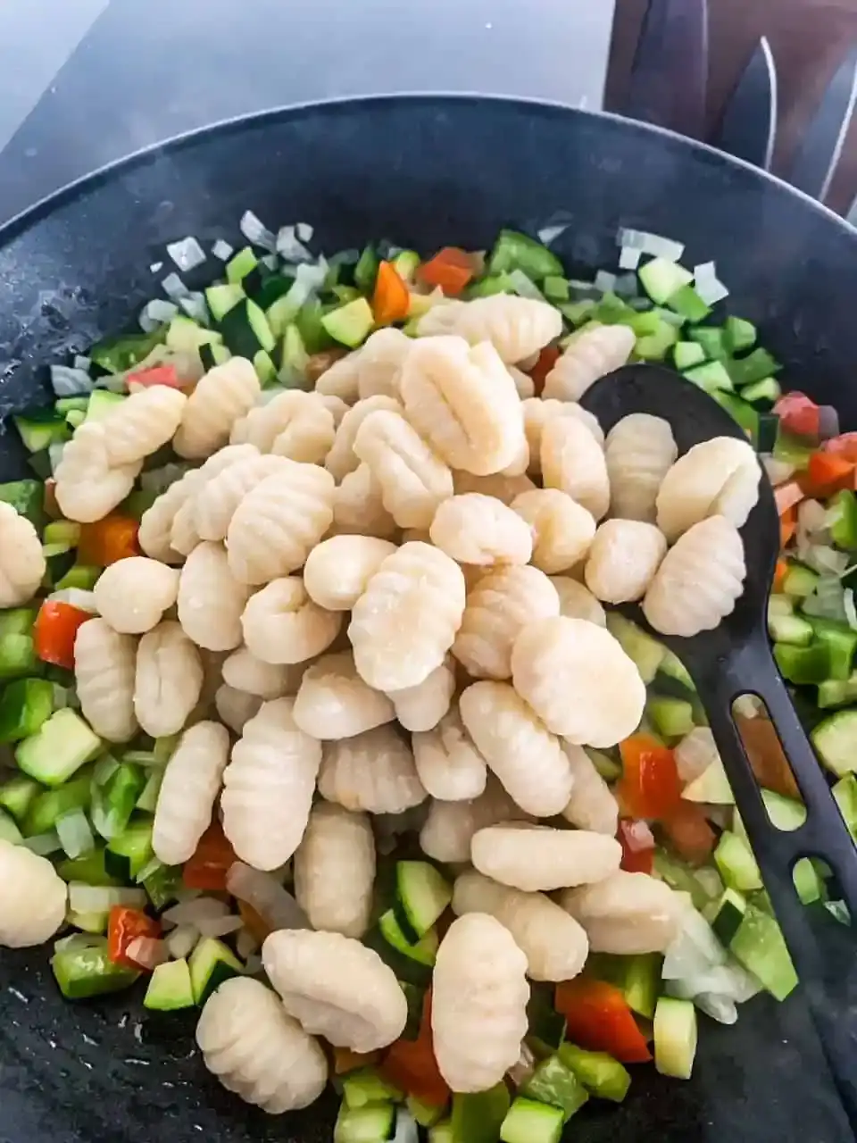 Bild für Gnocchi Pfanne mit Ratatouille Gemüse